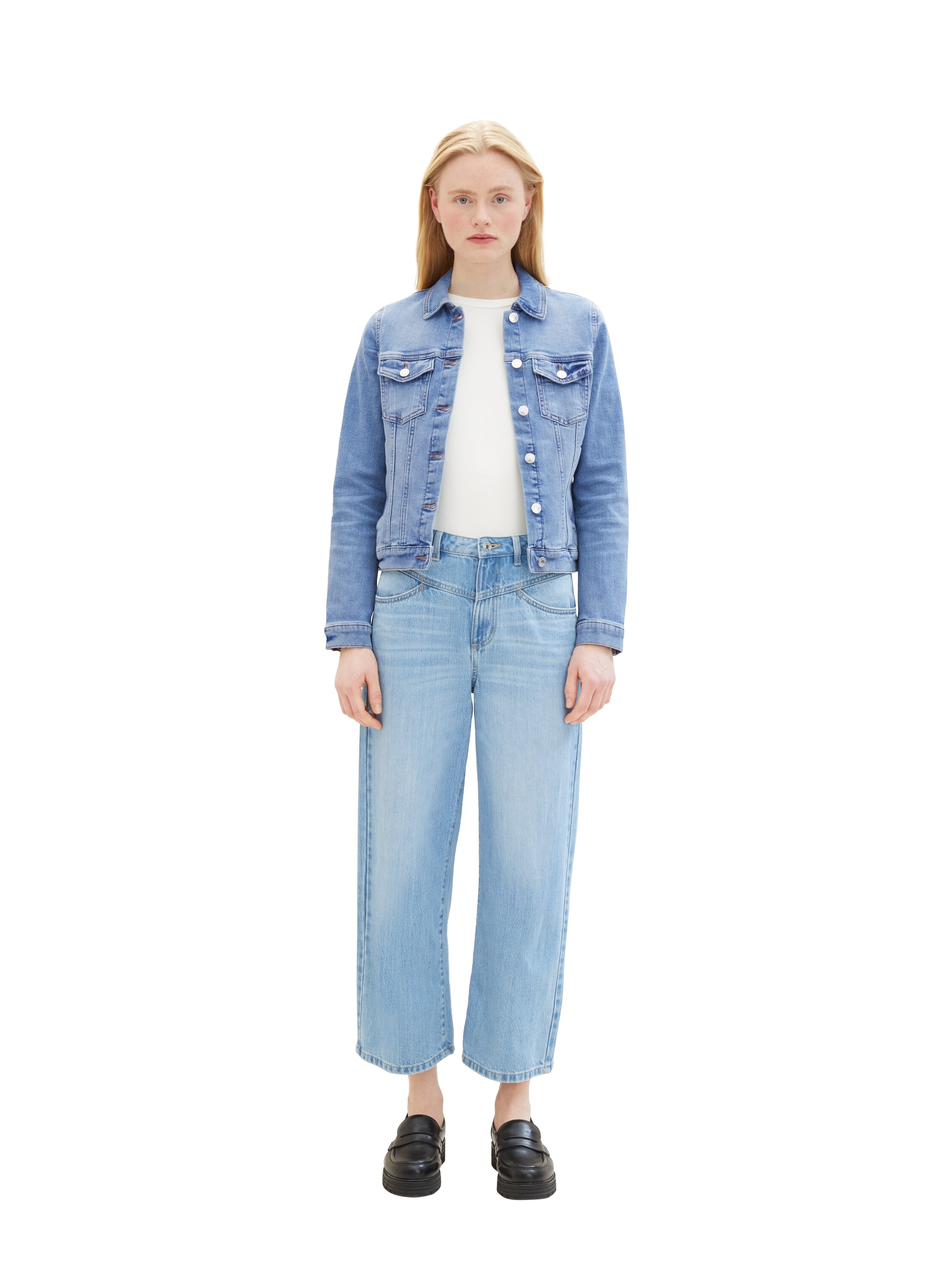 TOM TAILOR Denim Jeansjacke, im klassischen Look und mit Stretch