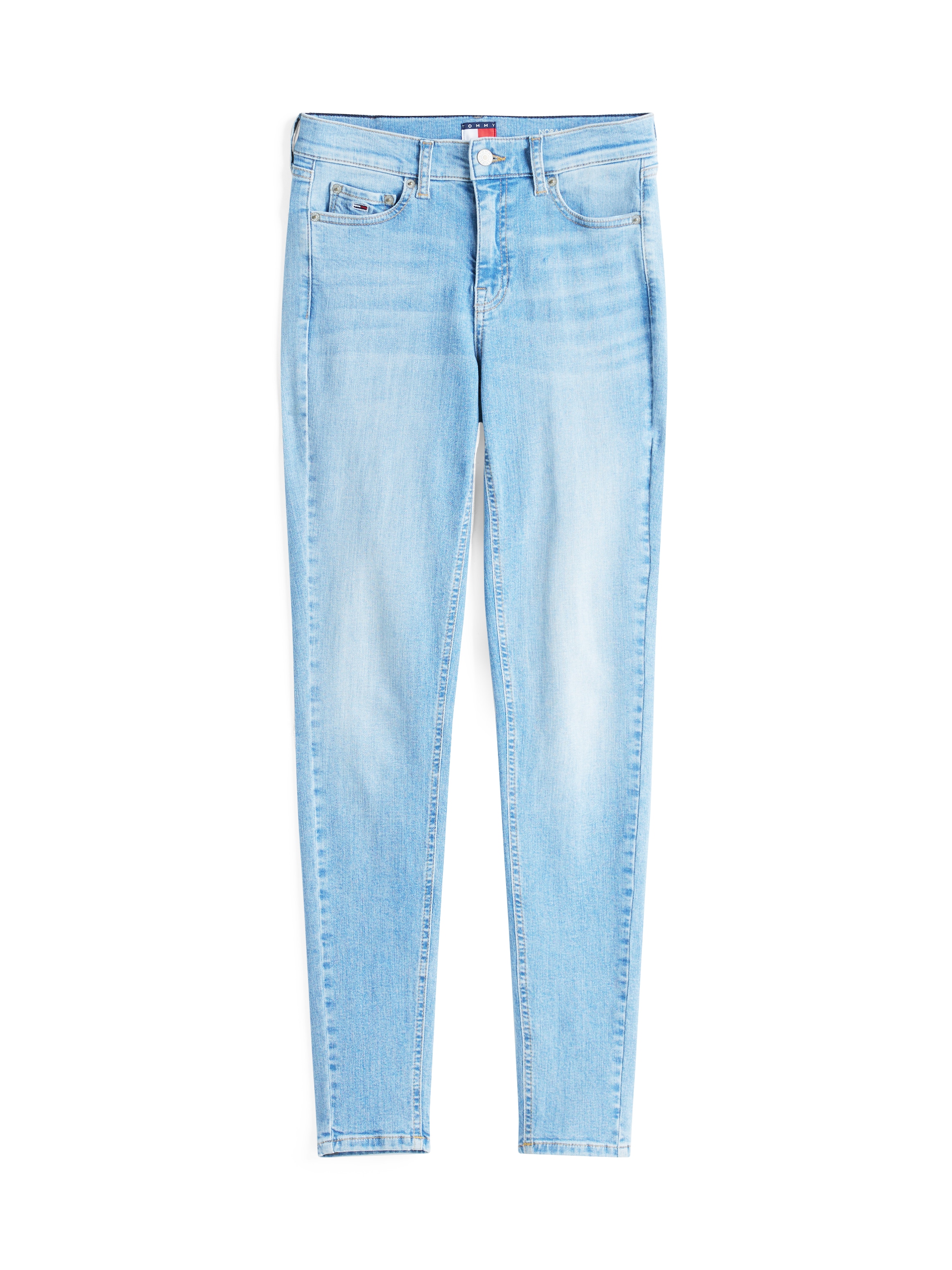 Tommy Jeans Skinny-fit-Jeans »NORA MR SKNY«, mit Waschung, mit Logo-Badge