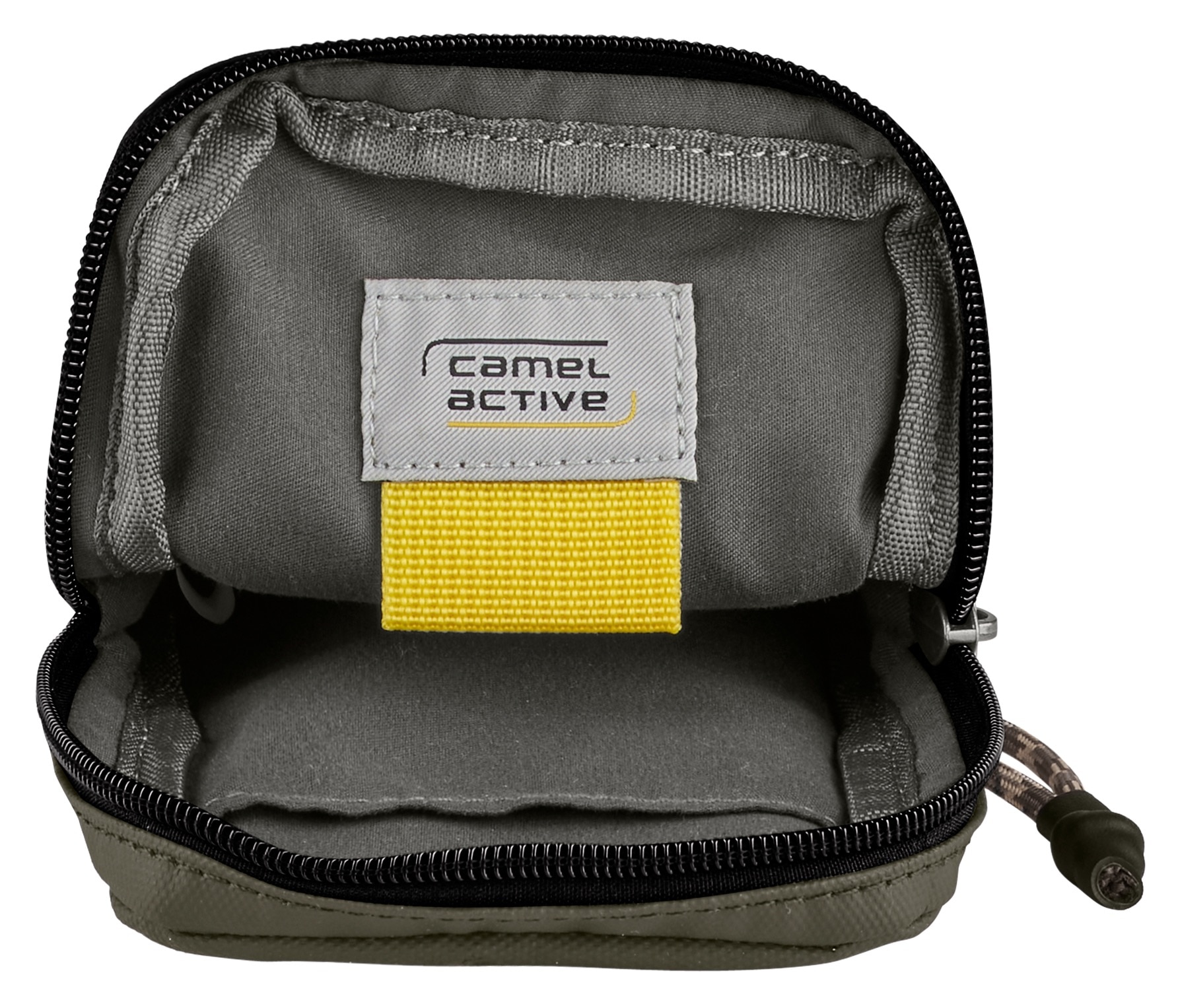 camel active Handytasche »Explore«, wasserabweisendes recyceltes Nylon und reflektierende Reißverschlüsse