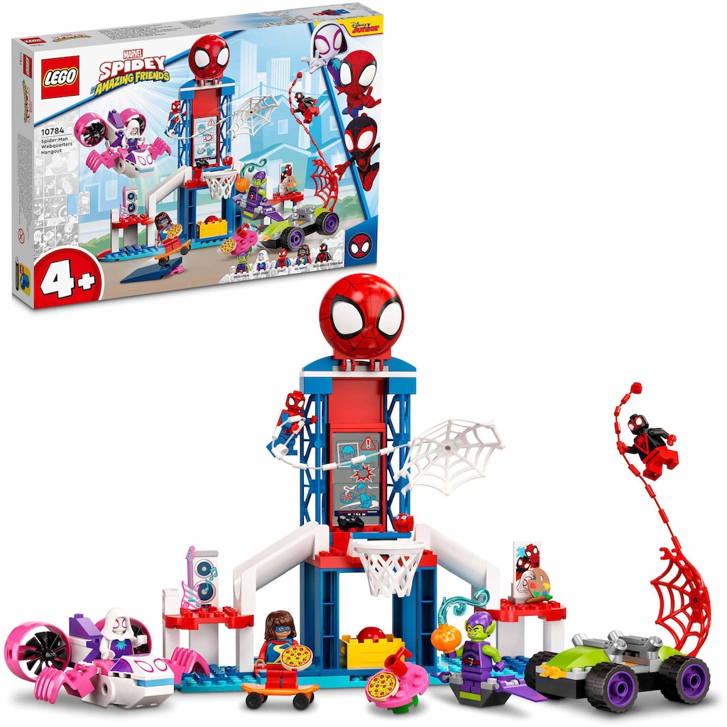 LEGO® Konstruktionsspielsteine »Spider-Mans Hauptquartier (10784), LEGO® Marvel«, (155 St.)