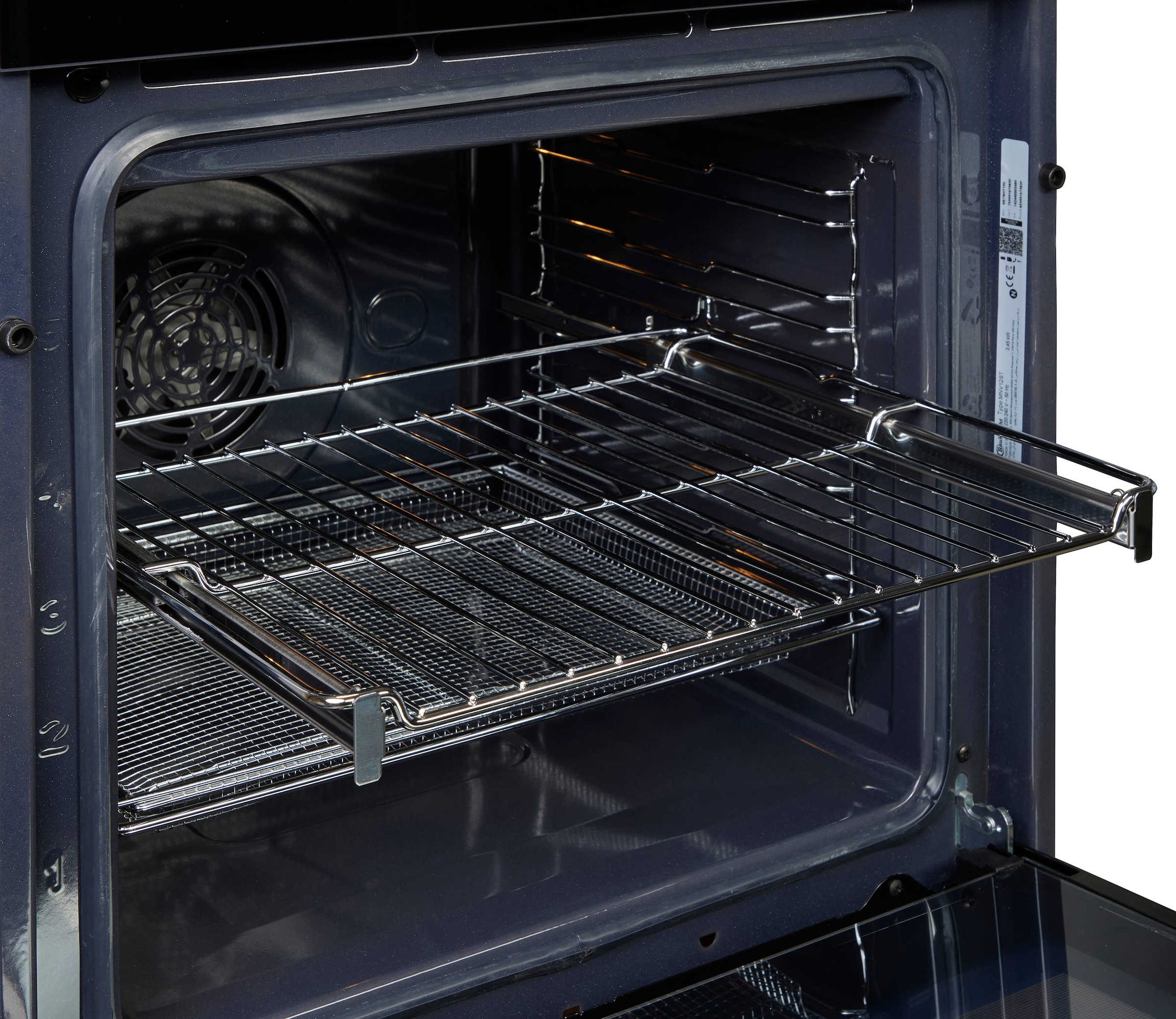BAUKNECHT Einbaubackofen  »BBI78HT1SK«, mit 1-fach-Teleskopauszug, Hydrolyse, AirFry-Funktion, Pizzafunktion, 1-fach-Teleskopauszug, Hydrolyse