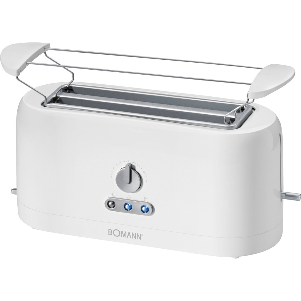 BOMANN 2-in-1-Toaster »TA 245«, 2 lange Schlitze, 1400 W