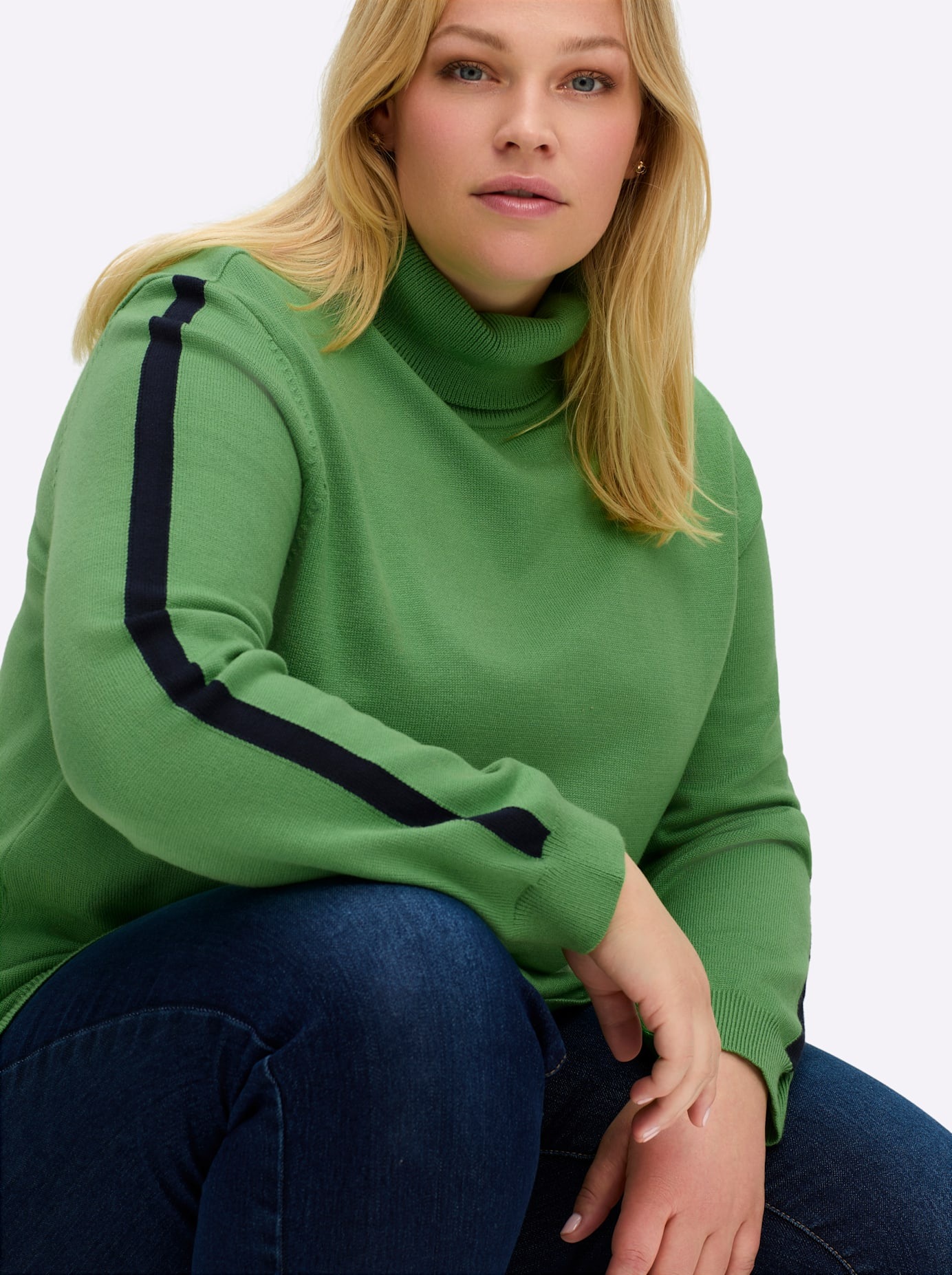 Sheego Rollkragenpullover »Rollkragenpullover«