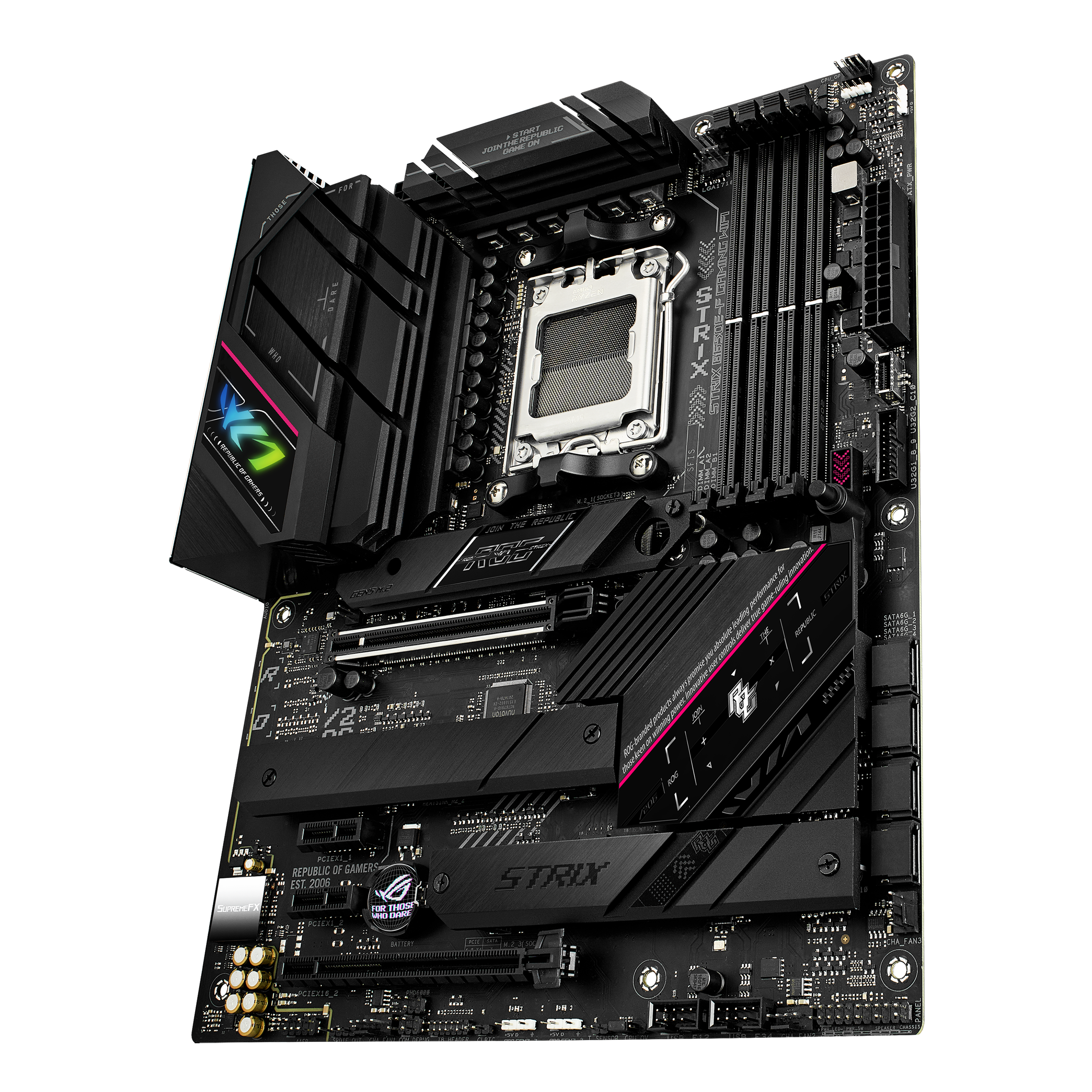 Asus Mainboard »ROG STRIX B650E-F GAMING WIFI«, Ryzen 7000, ATX, DDR5 Speicher, USB 3.2 Gen 2x2 Typ-C