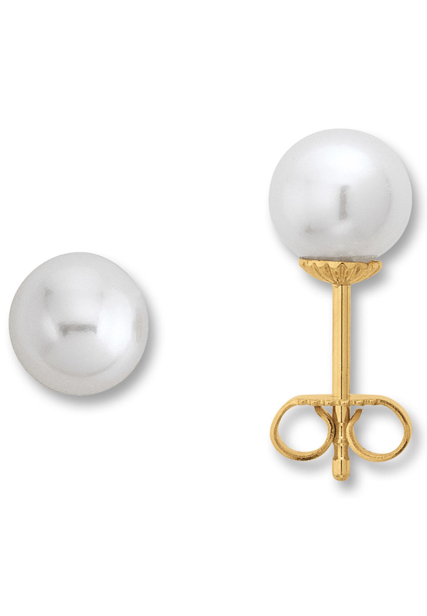 ONE ELEMENT Paar Ohrstecker »Ohrringe  Ohrstecker aus 585 Gelbgold«