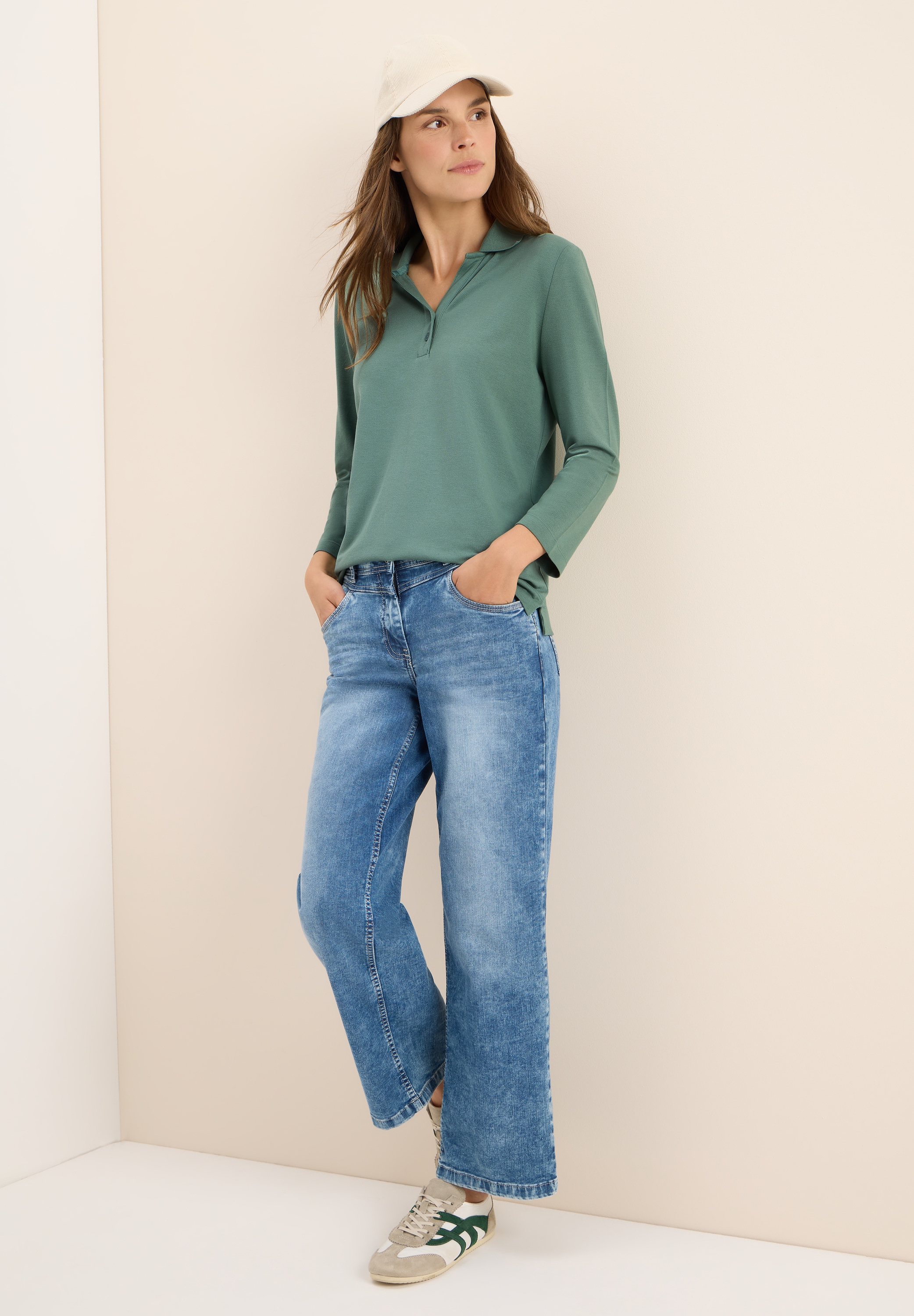 Cecil Poloshirt, mit Polo Kragen