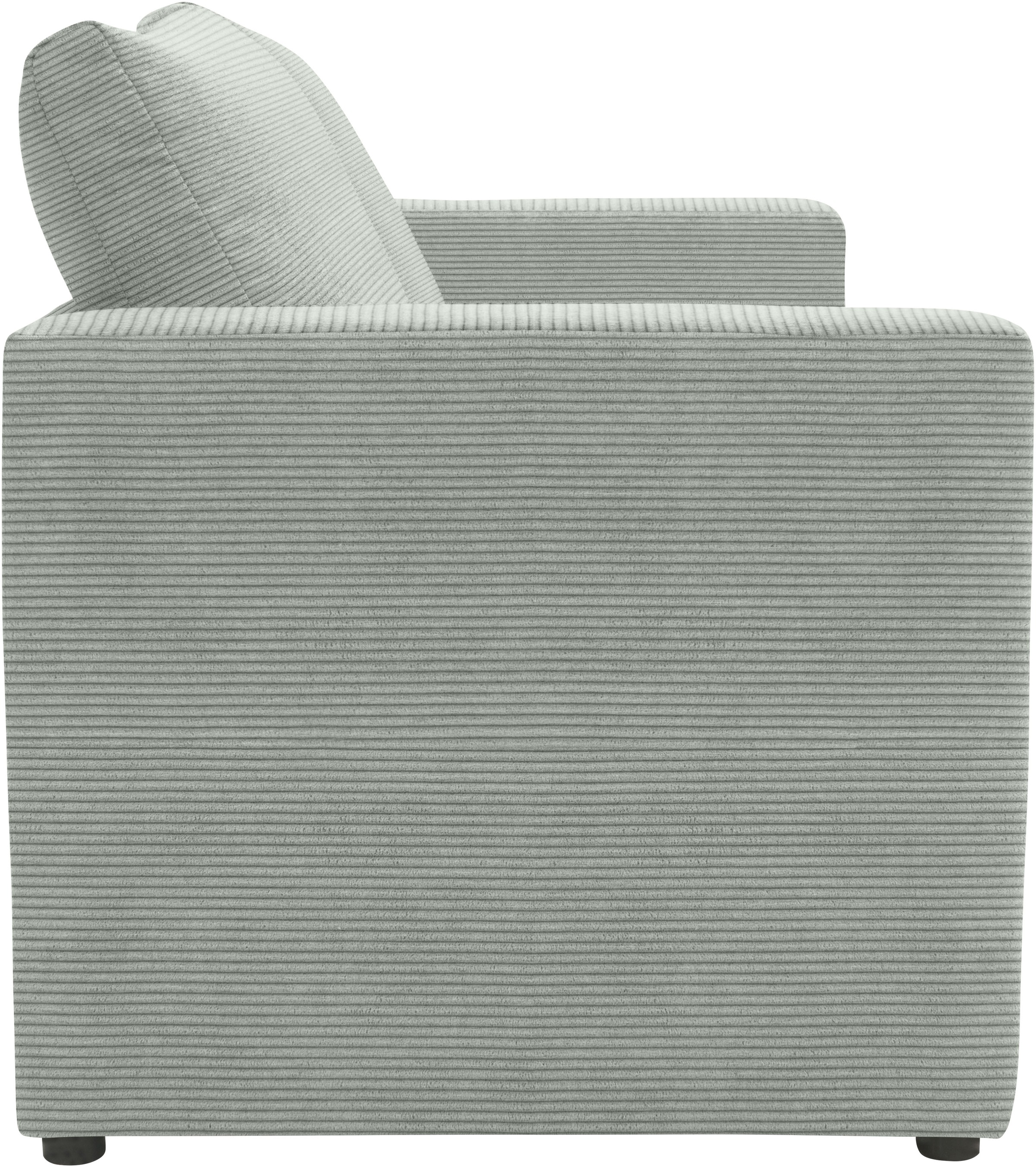 DOMO collection 2-Sitzer »800015 B/T/H: 178/80/90 cm«, Sitzfläche mit Federkern, inkl. 2 Rückenkissen