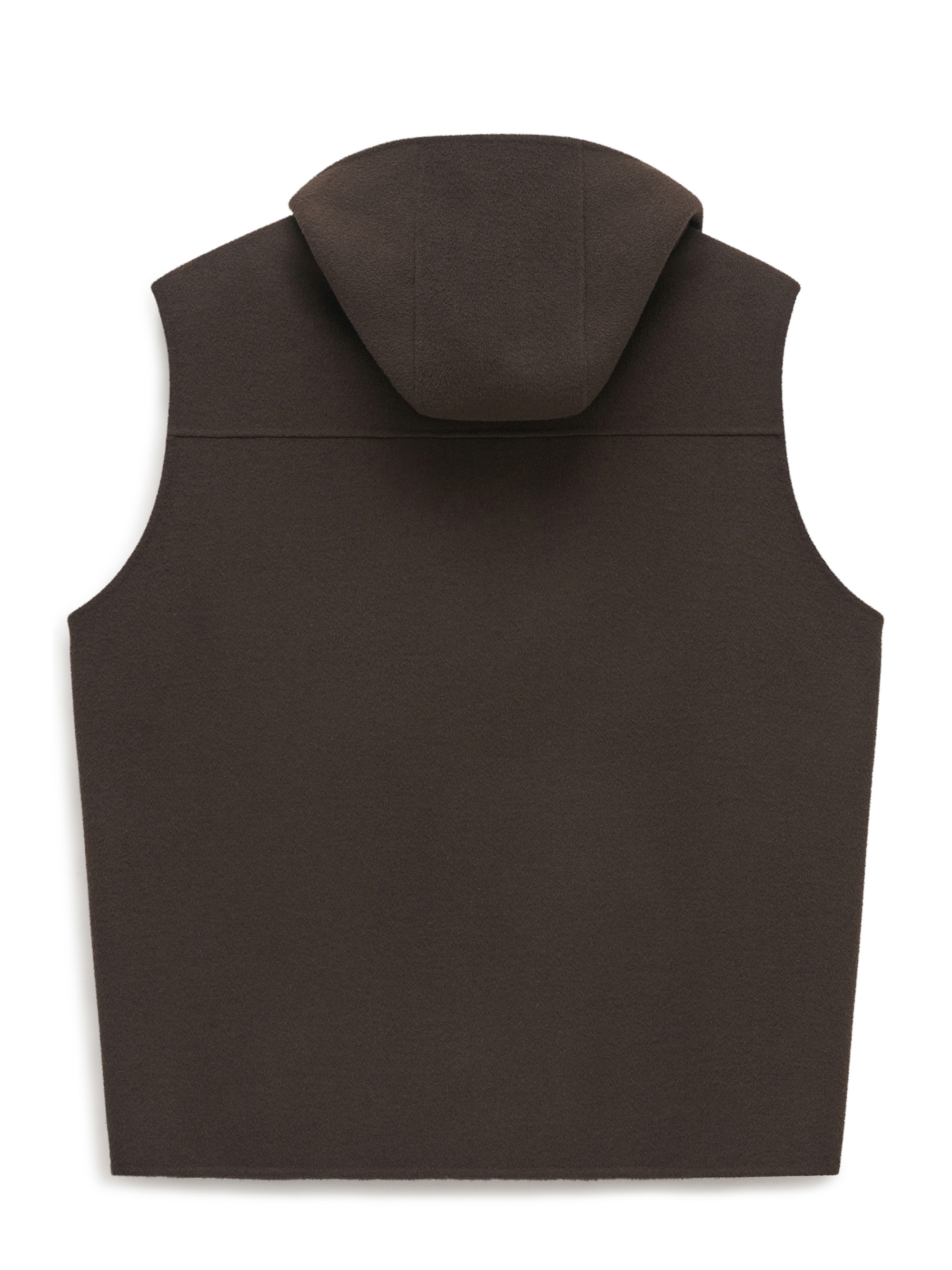 bugatti Strickweste »Regular Fit« Regular Fit Woll-Seide Kapuze Handmade