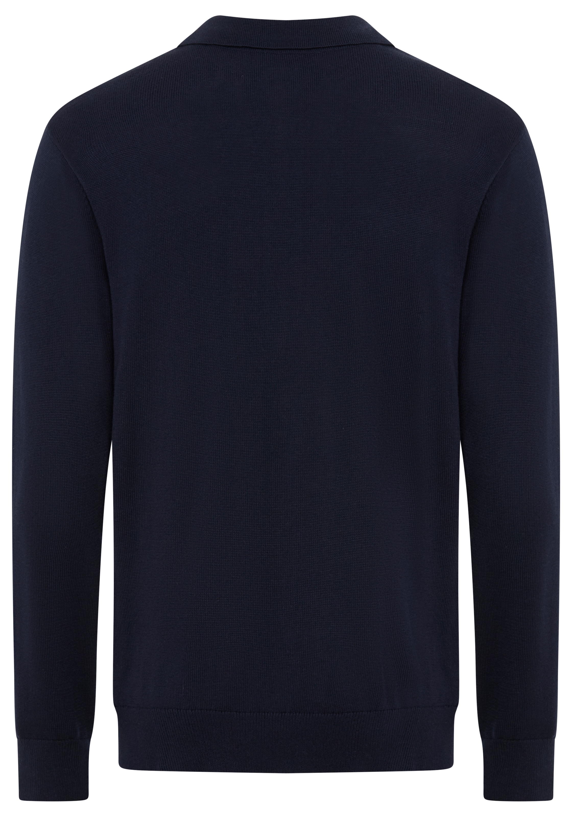 Bruno Banani Strickpullover mit Reißverschluss und Brusttasche