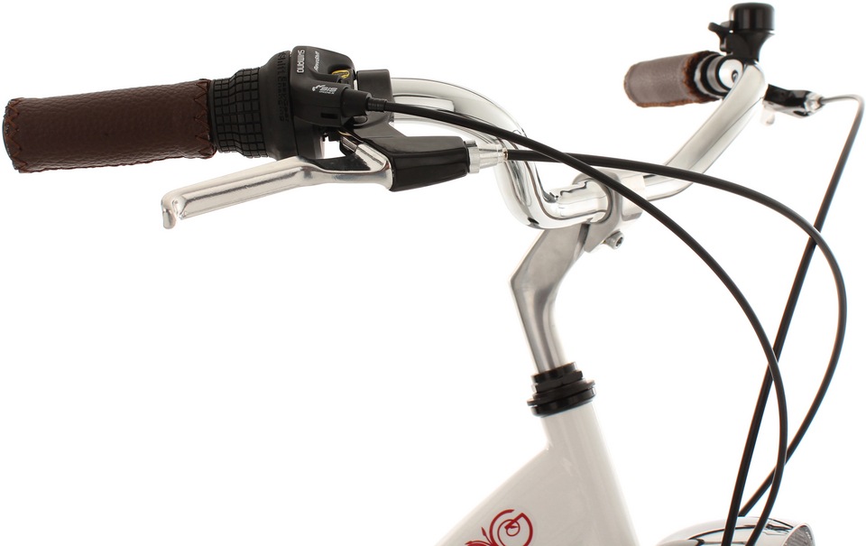 KS Cycling Cityrad »Eden«, 6 Gang, Shimano, Tourney RD-TZ 50 Schaltwerk, Kettenschaltung, für Damen und Herren, Kettenschaltung