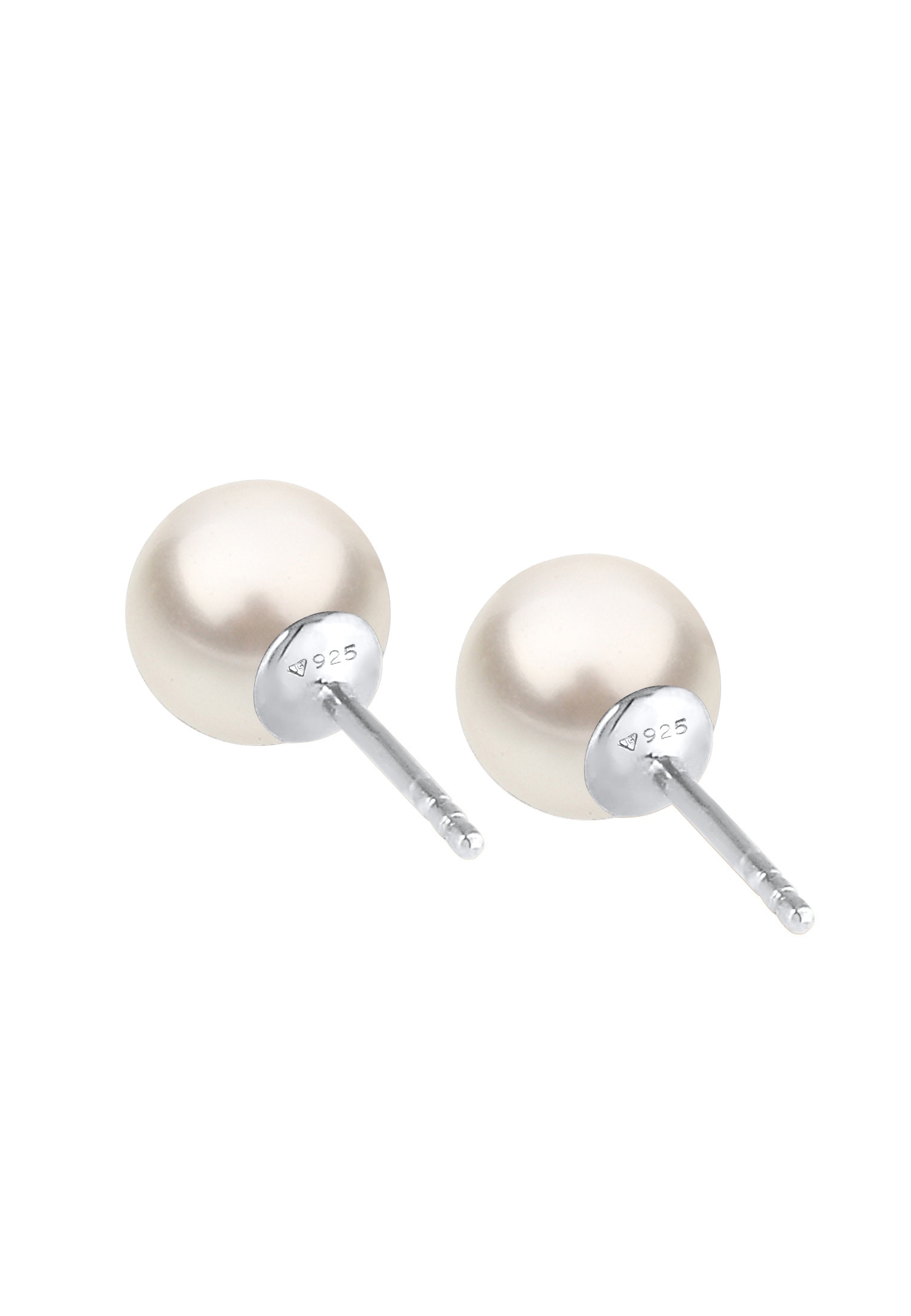 Nenalina Paar Ohrstecker »Ohrringe Basic Synthetische Perle 925 Silber«