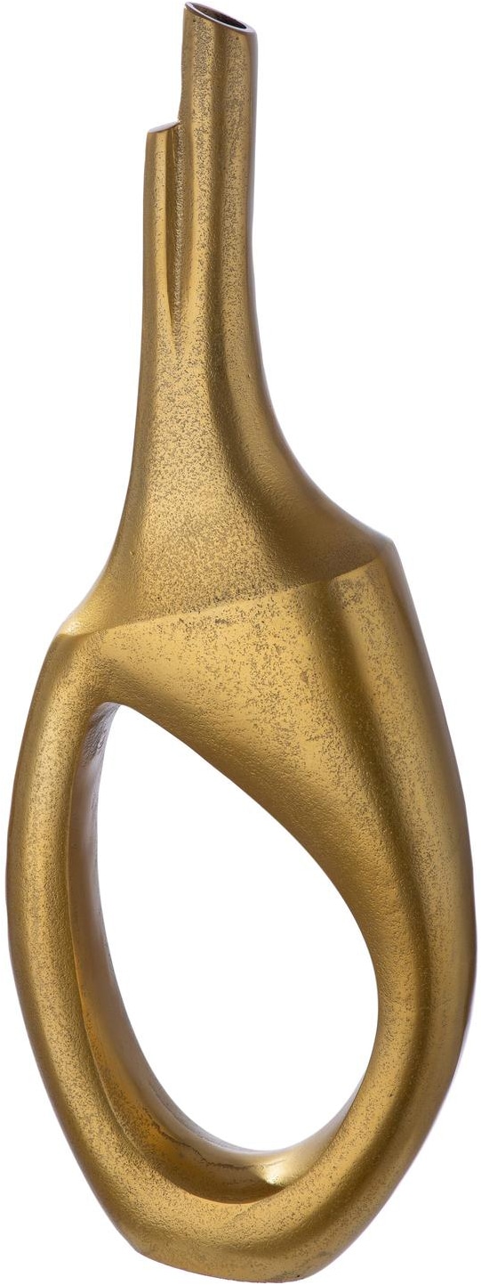 GILDE Bodenvase "Lochvase, "Haydon", Aluminium"