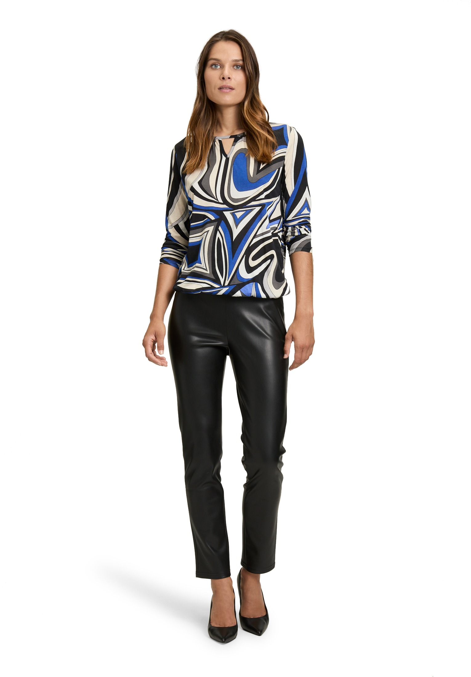 Betty Barclay Langarmshirt »Printshirt mit Gummizug«
