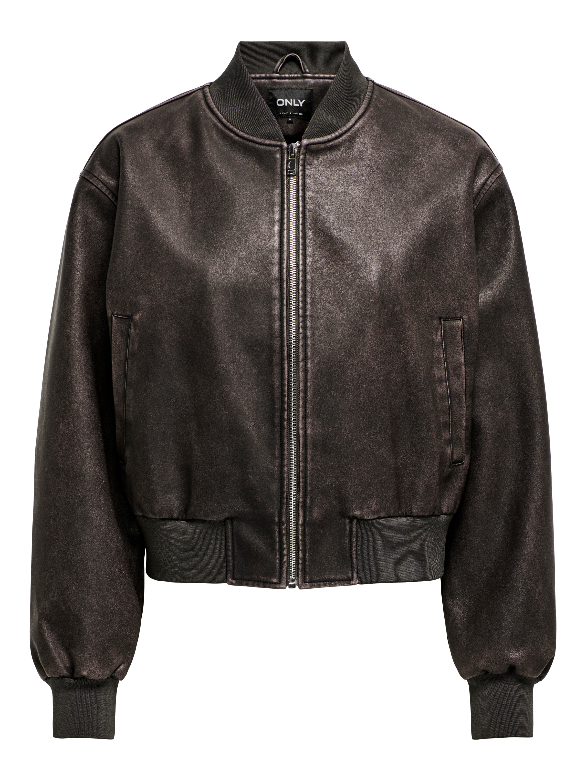 ONLY Lederimitatjacke »ONLJANE FAUX LEATHER WASHED BOMBER OTW«