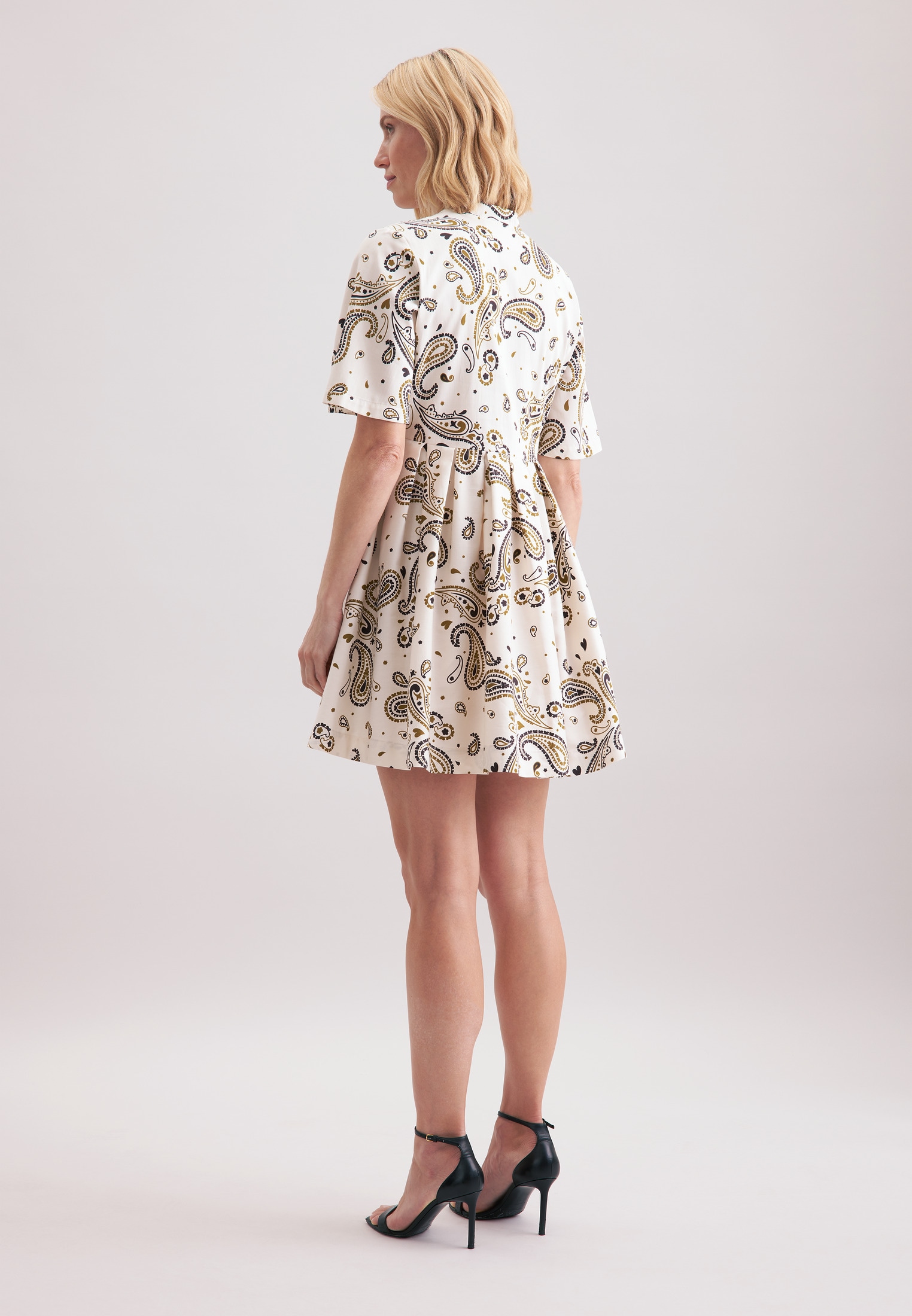 seidensticker Sommerkleid, V-Neck Paisley