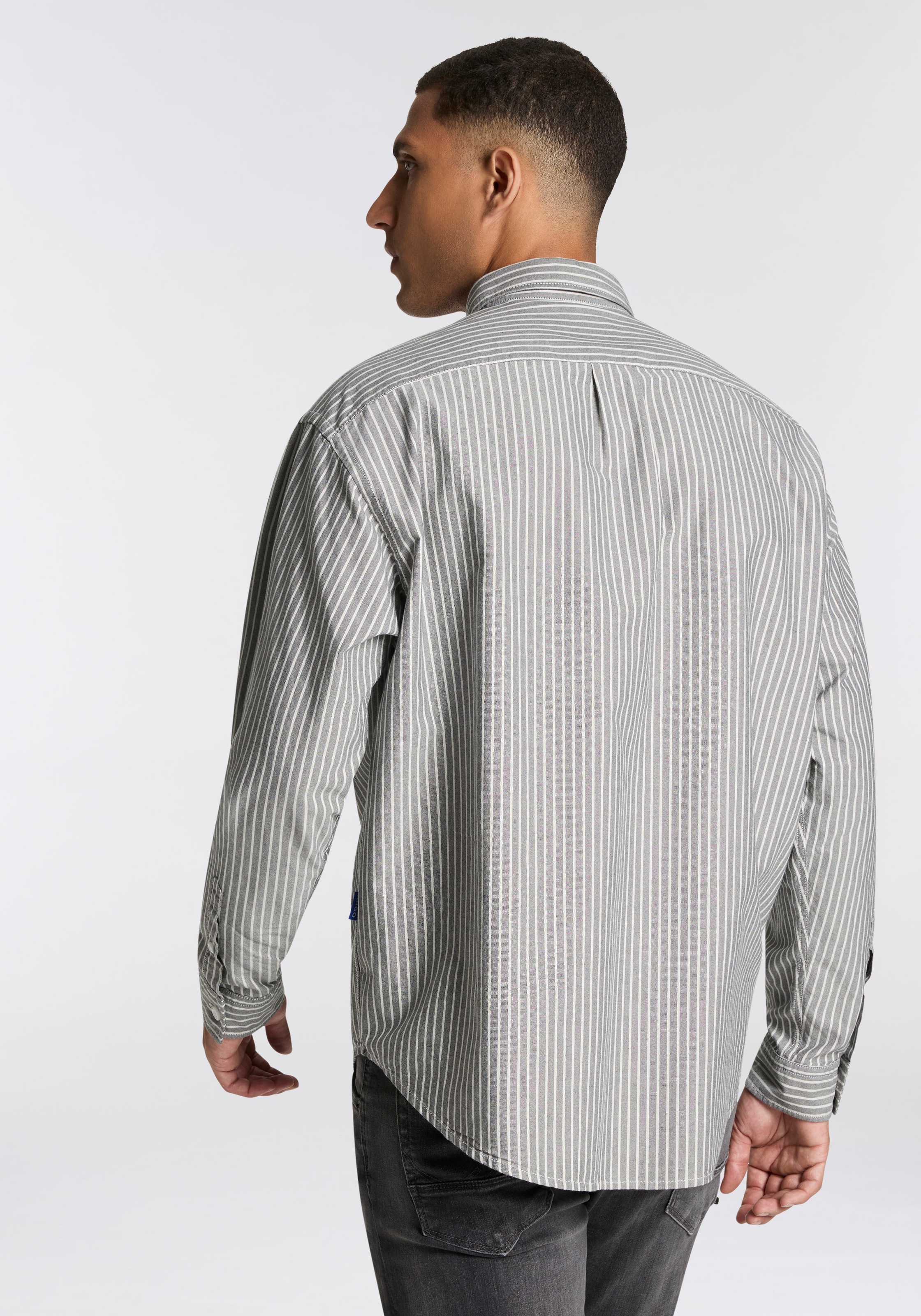 HUGO Blue Langarmhemd »Ebill«, oversize