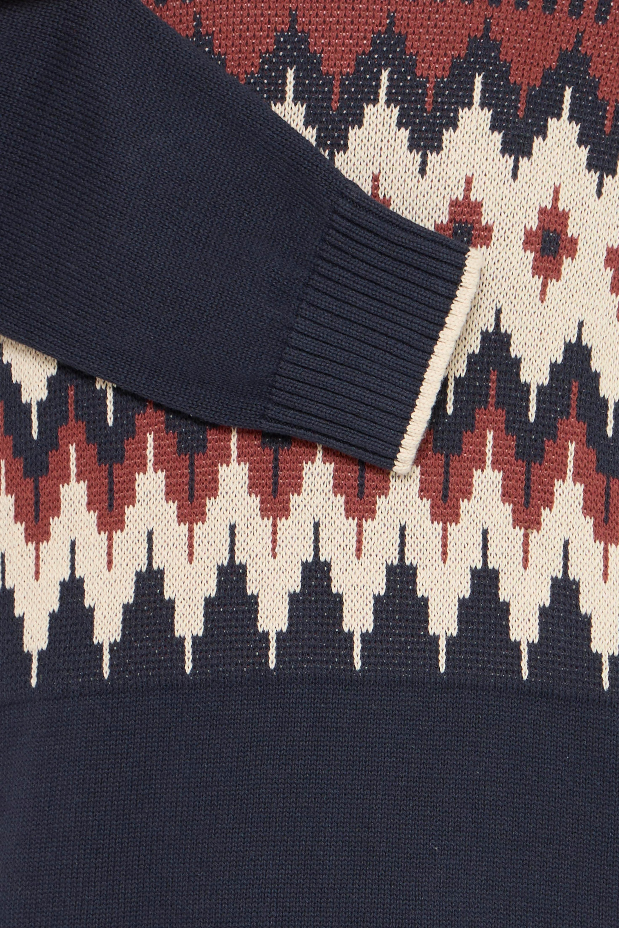 Blend Rollkragenpullover »BHBENJI JACQ KNIT« im tollen Jacquardmuster