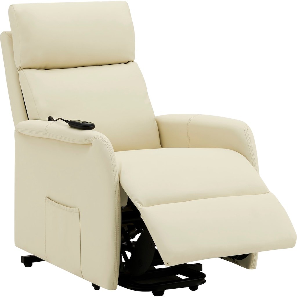 DELAVITA Relaxsessel »Berit«, mit einer praktischen elektrischen Relaxfunktion, Sitz- und Liegeposition möglich, Aufstehhilfe, Sitzhöhe 47 cm
