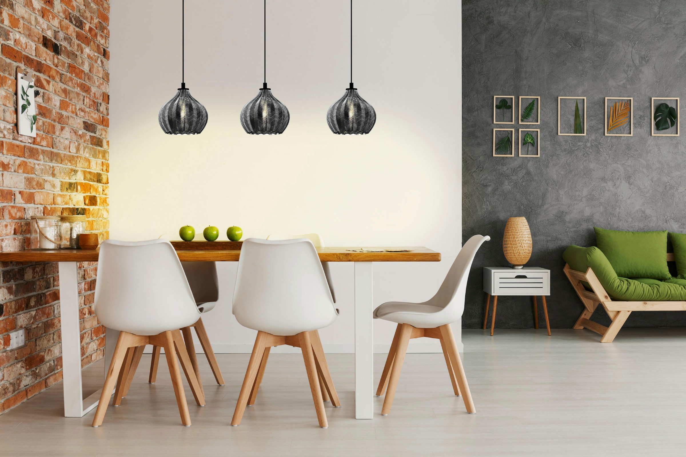 EGLO Hängeleuchte »TAMALLAT« E27 1 Stk. Hängeleuchte in schwarz aus Stahl  -  exkl. E27 - 40W