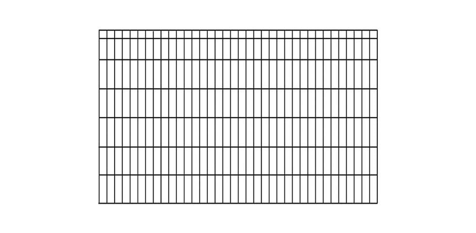 KRAUS Einstabmattenzaun »Dino-Trend-Z42«, anthrazit, 120 cm hoch, 15 Elemente für 30 m, 16 Pfosten