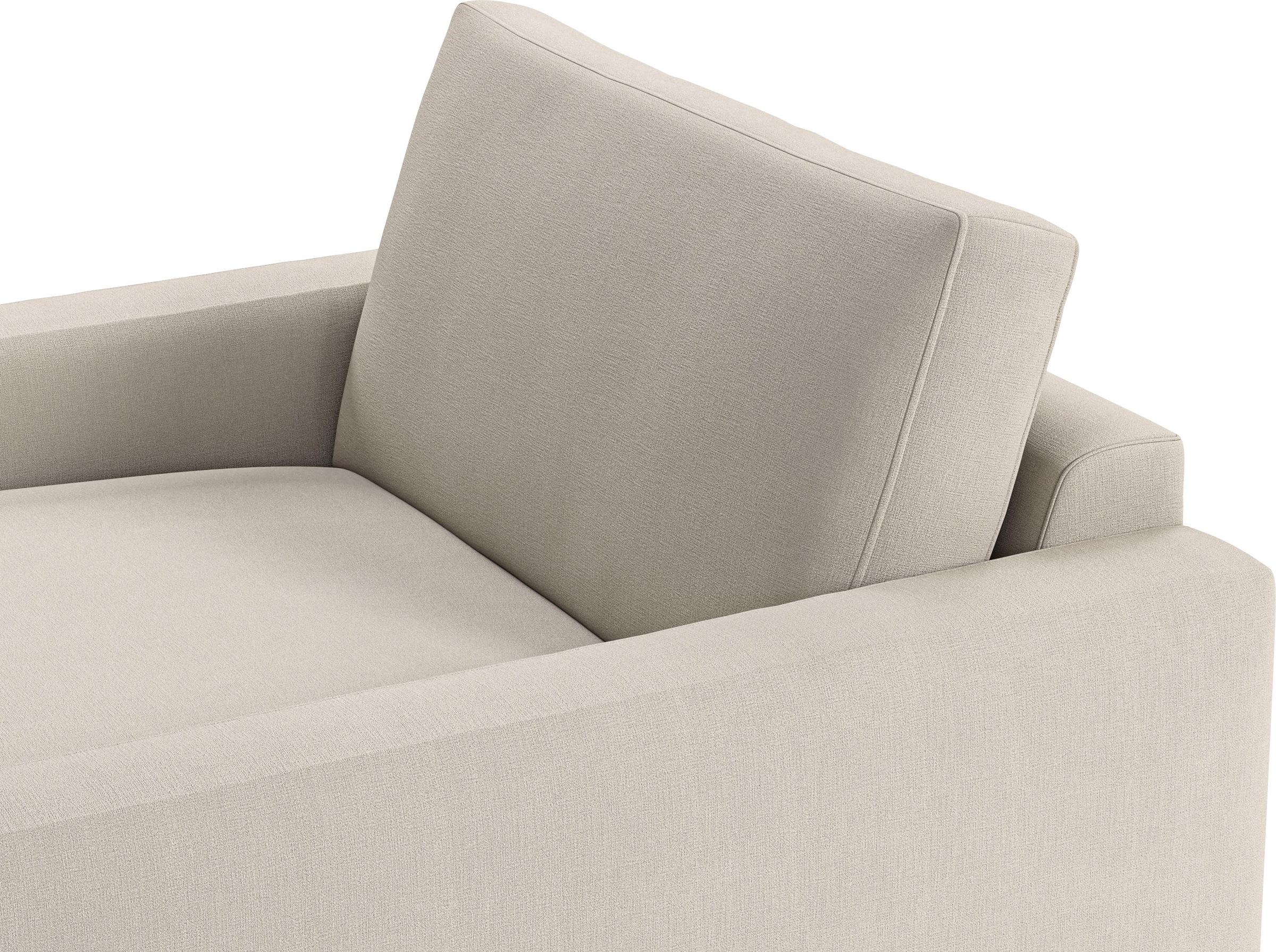 INOSIGN Chaiselongue »Downtown Loungemöbel zum Relaxen, B/T/H: 132/170/84 cm«, auch in Bouclé, Cord und Easy care - leicht mir Wasser zu reinigen