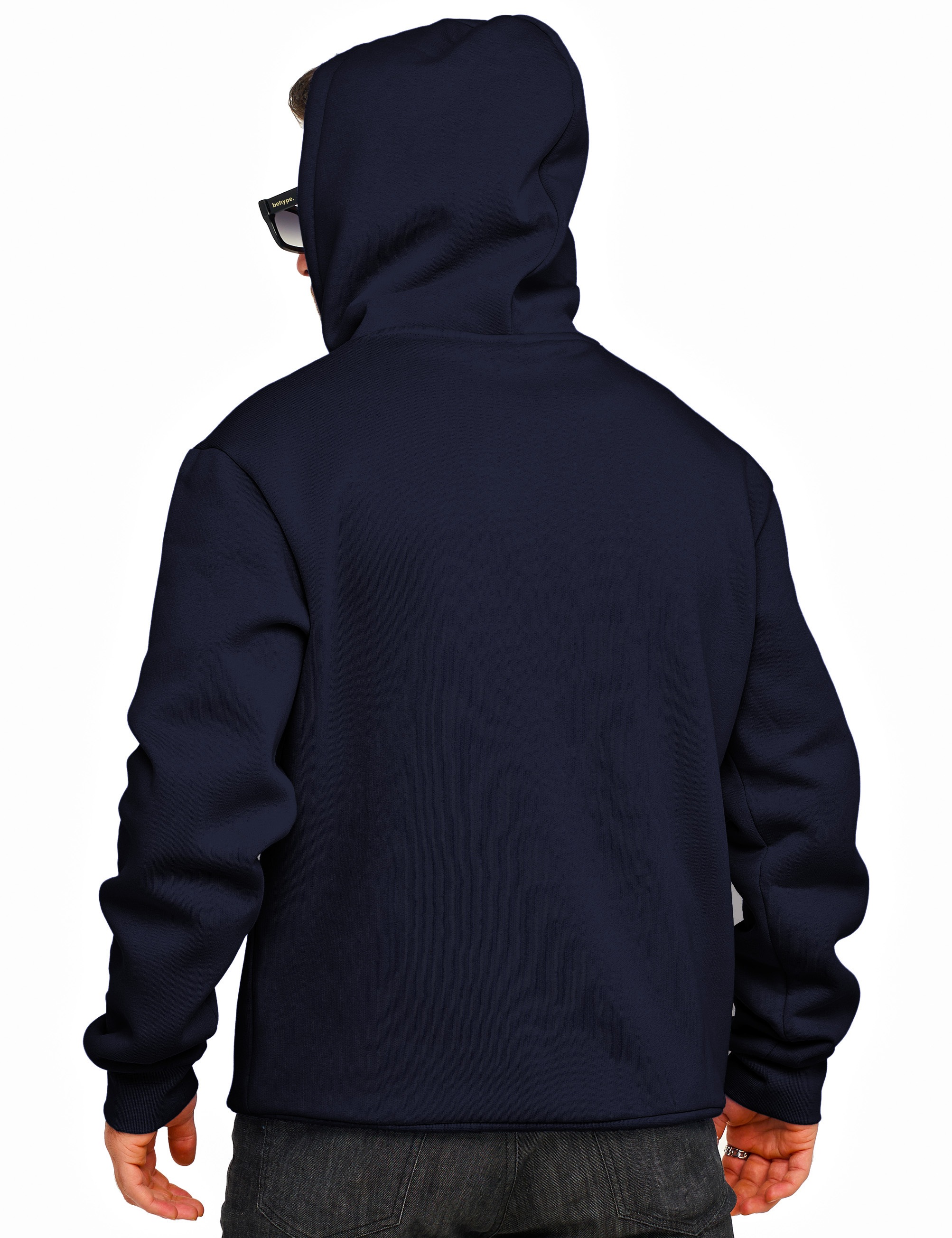 Daily Cotton Hoodie »Daily Cotton Kapuzenpullover im Oversize Schnitt Unifarben - Kapuzenpullover Loose-Fit«, Herren Basic Kapuzen-Sweatshirt Oversized Raglan Sweater
