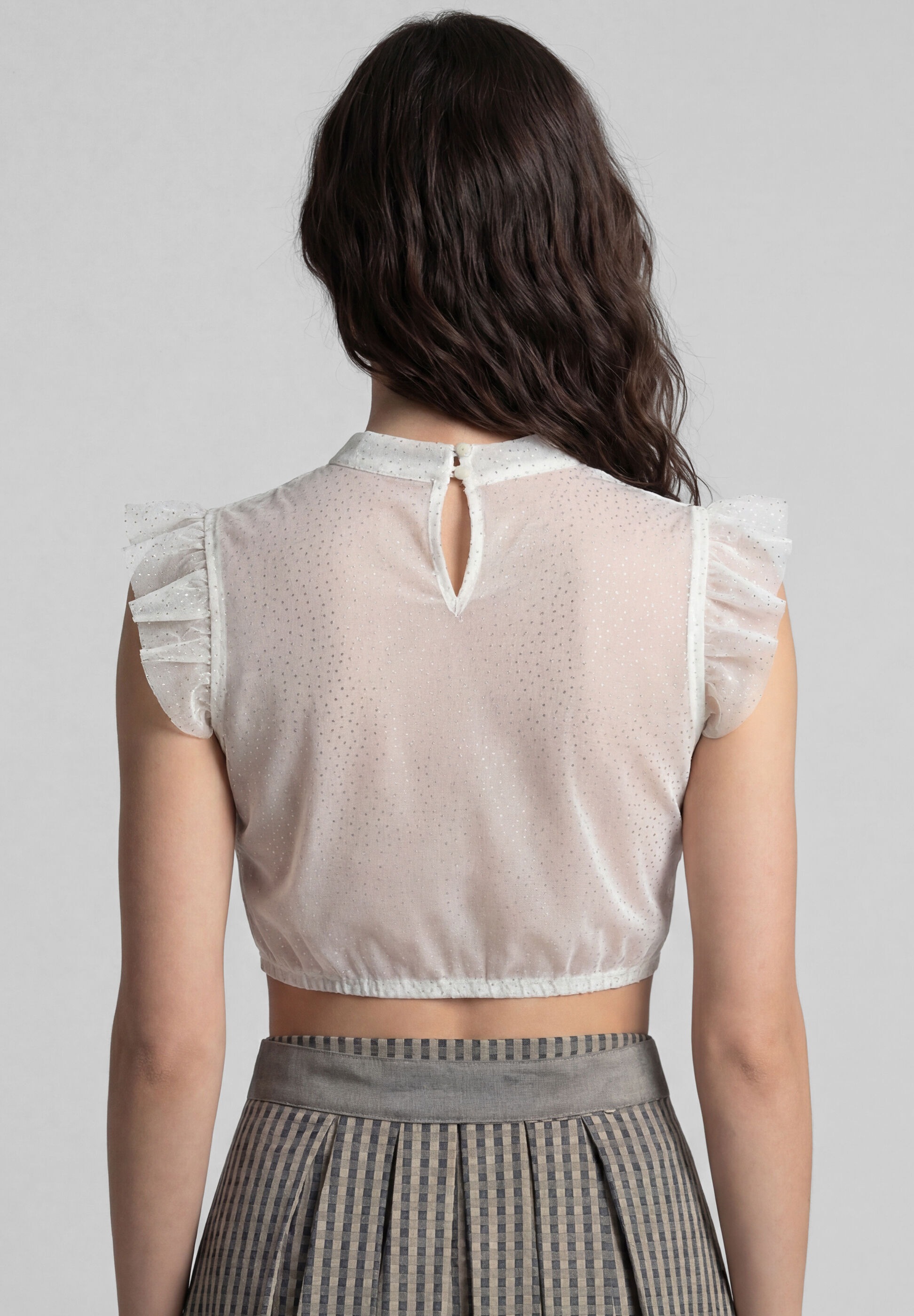 Spieth & Wensky Dirndlbluse »Spieth & Wensky Dirndlbluse Kirchheim« mit ärmellosem Design