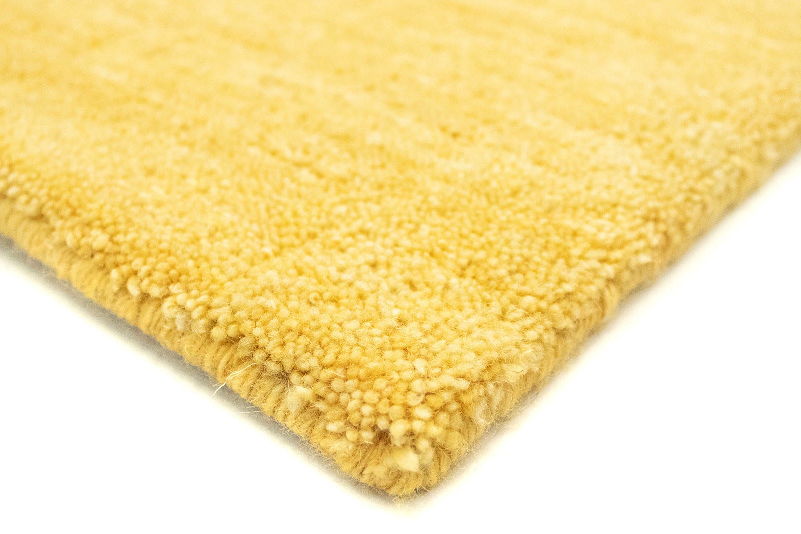 morgenland Wollteppich »Uni - Gabbeh Teppich - Softy«, rechteckig, 1,6 mm Höhe, Gabbeh Optik, Uni Farben, reine Wolle, sehr weicher Flor, Wohnzimmer