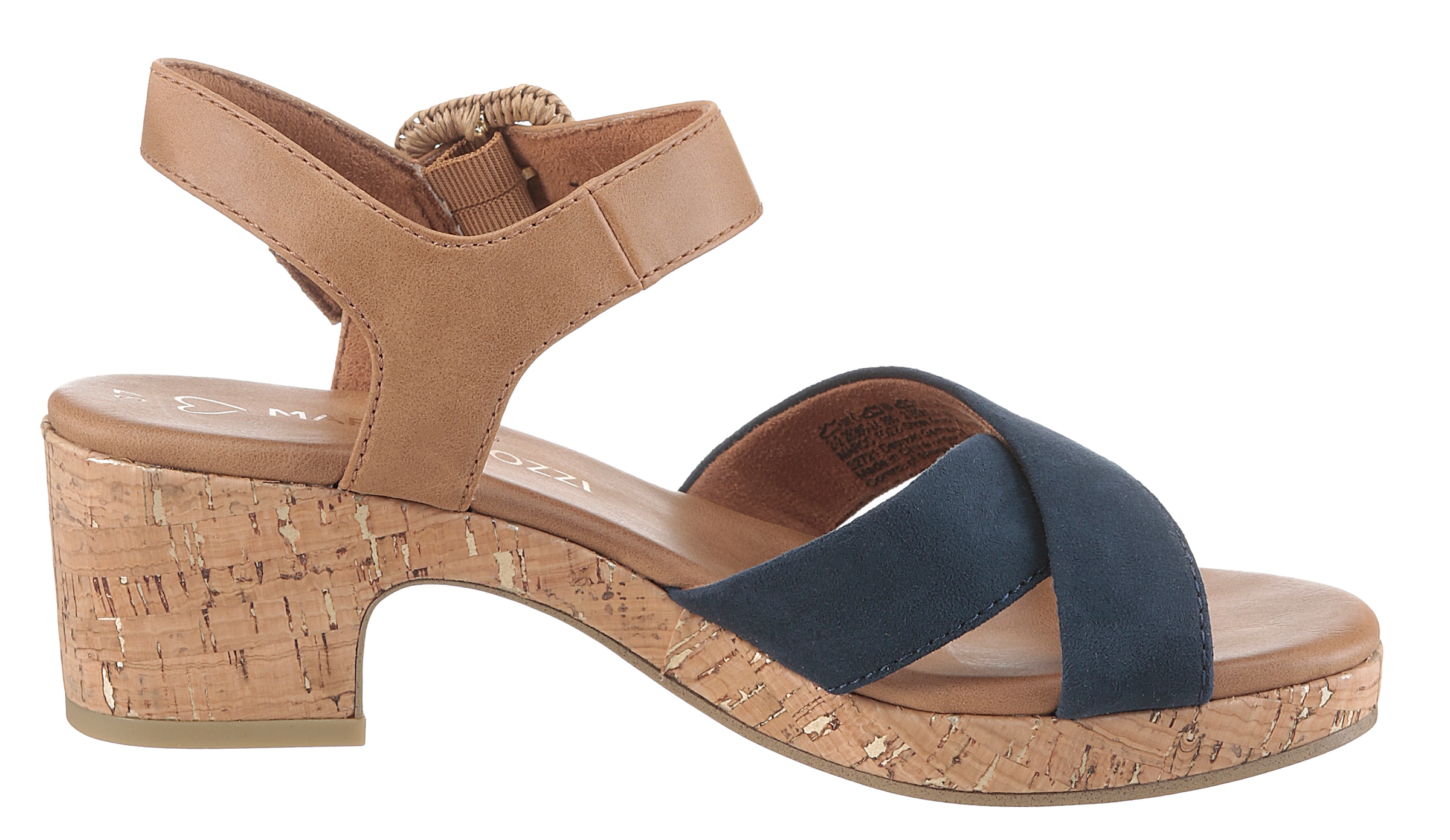 MARCO TOZZI Sandalette  , Blockabsatz, Plateau, Sommerschuh, Sandale mit Feel Me-Ausstattung