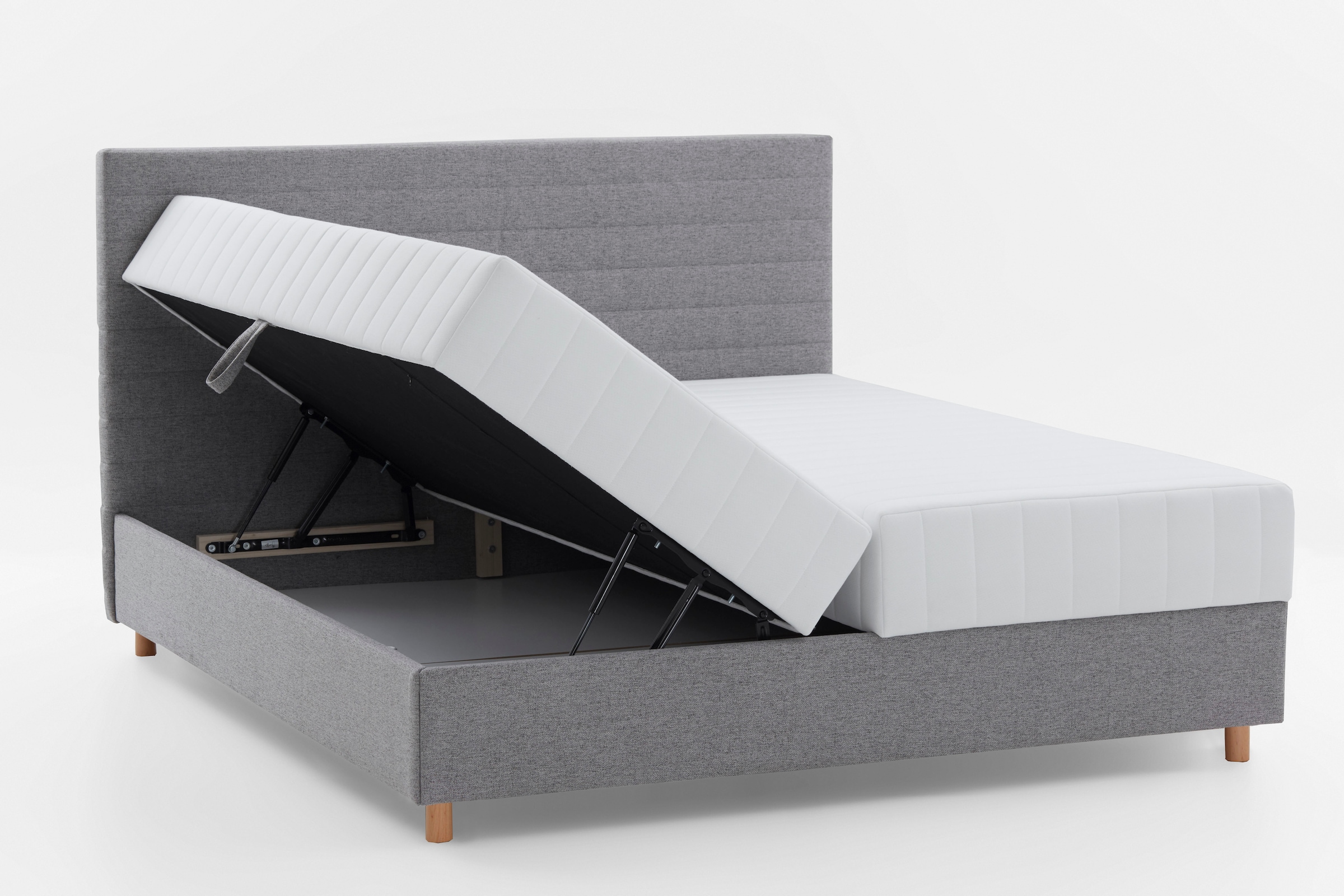 ATLANTIC home collection Stauraumbett »Josie«, mit Taschen-Federkernmatratze und Bettkasten
