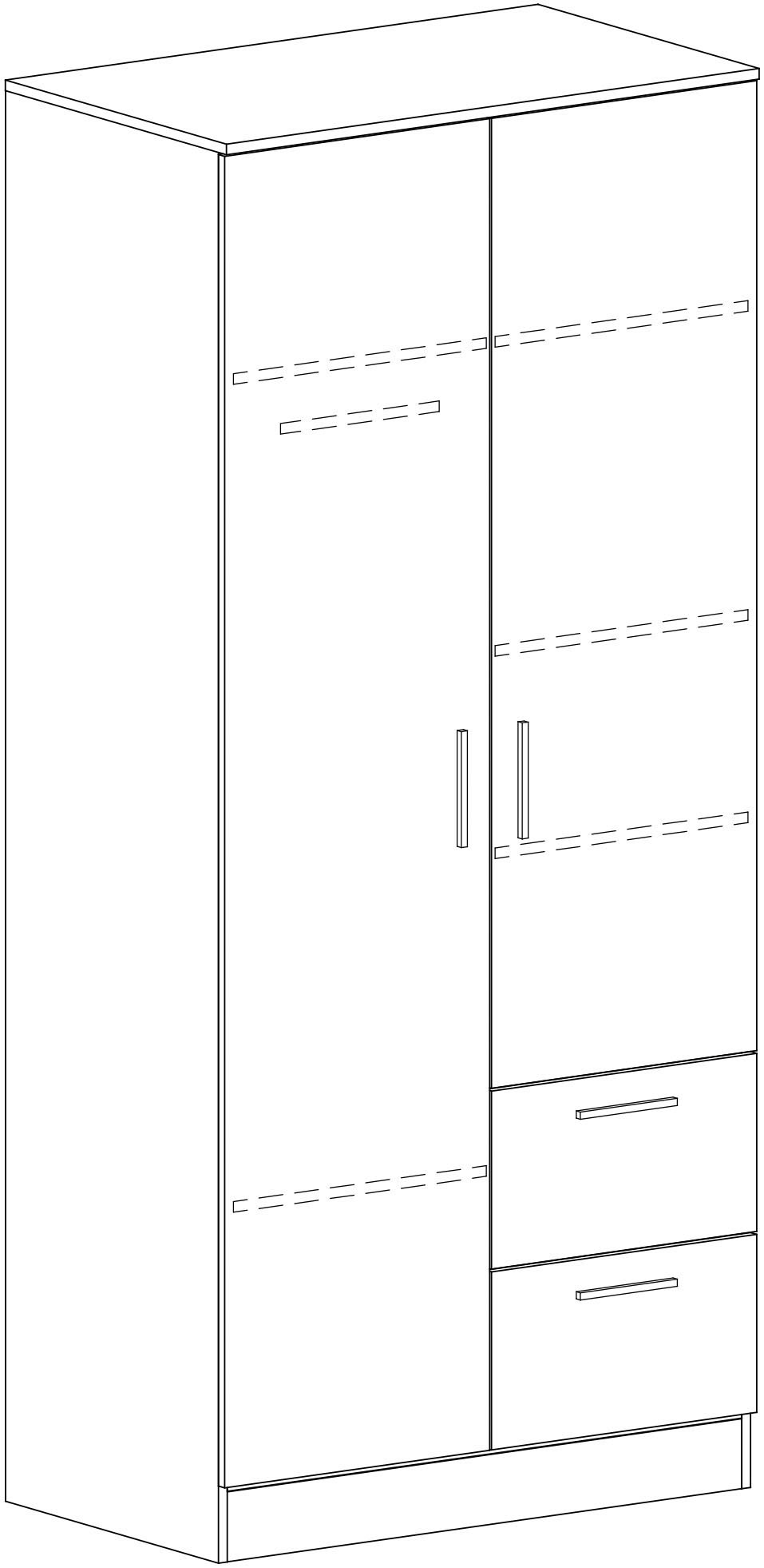 Home affaire Kleiderschrank