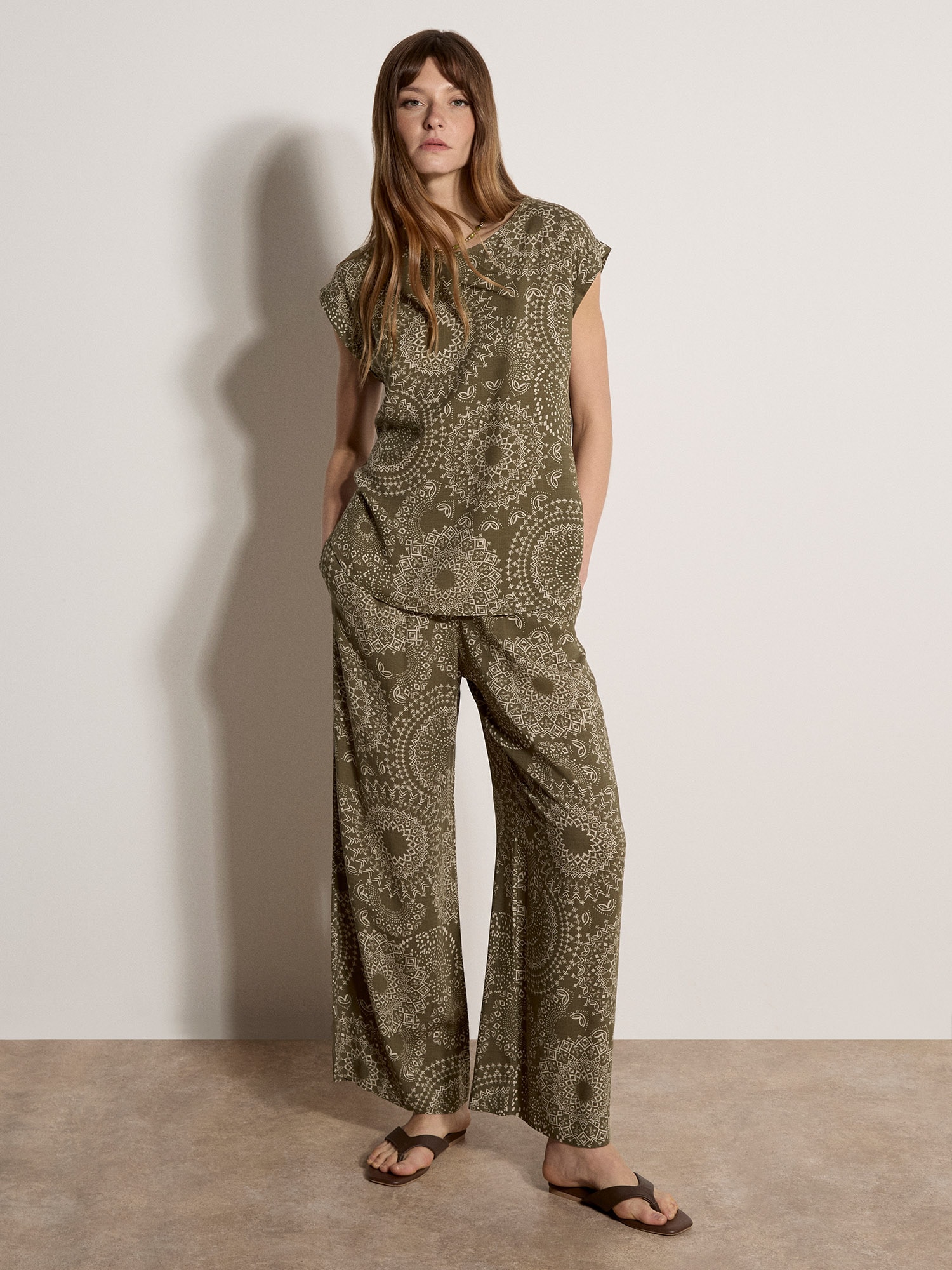 Apricot Stoffhose »Hose«  mit Webmuster