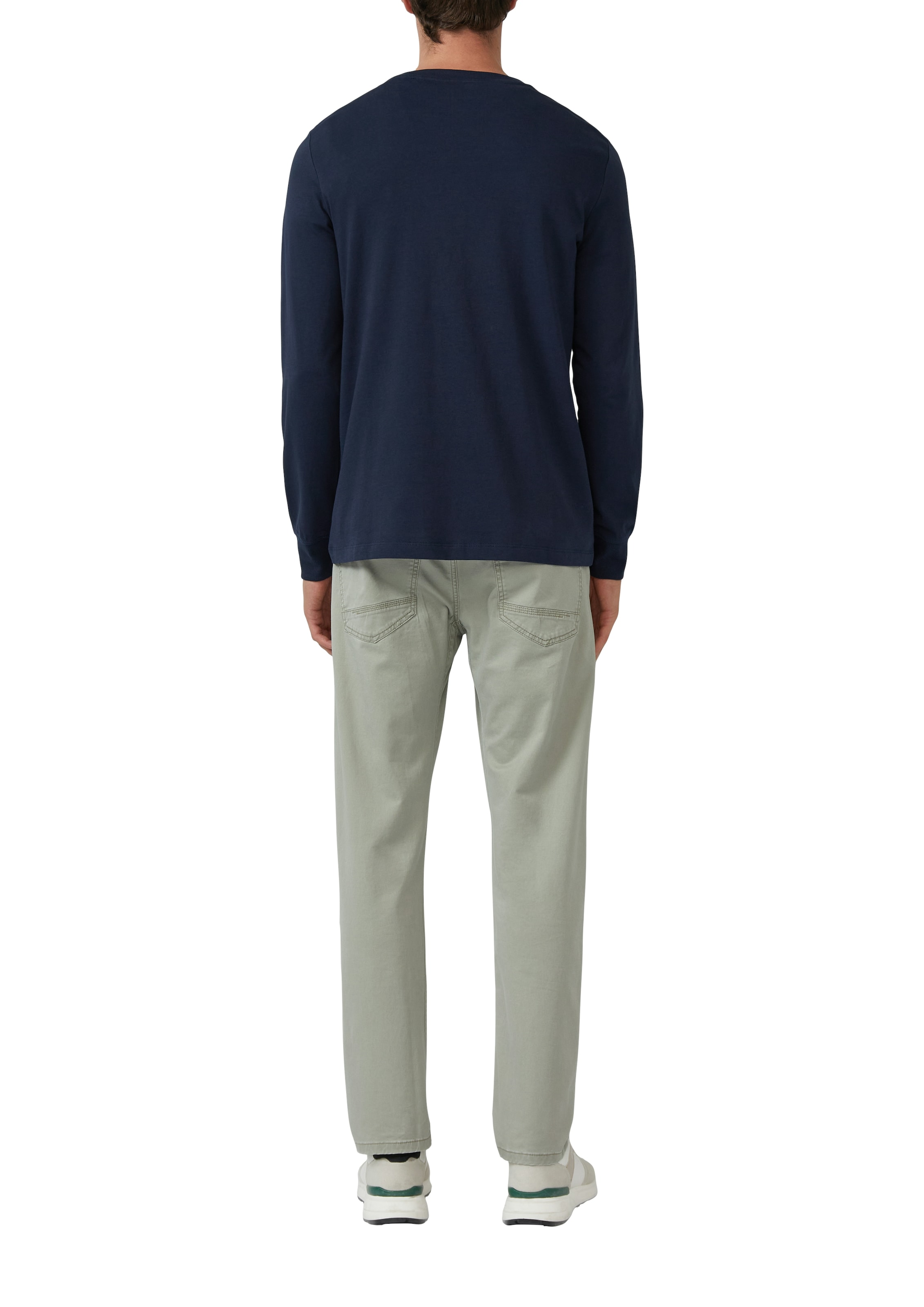s.Oliver Langarmshirt, mit Logo Schriftzug