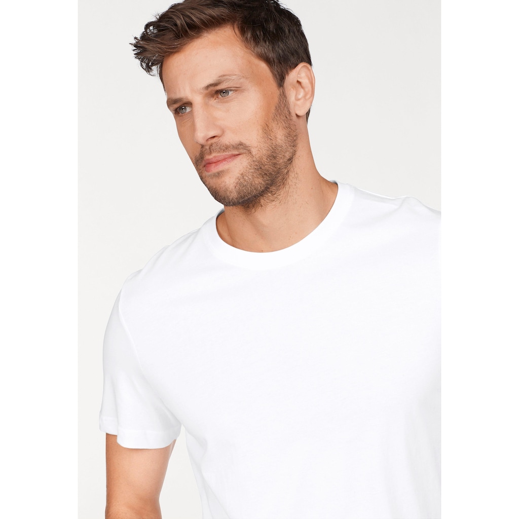 TOM TAILOR T-Shirt, (Packung, 2er-Pack), perfektes Basic