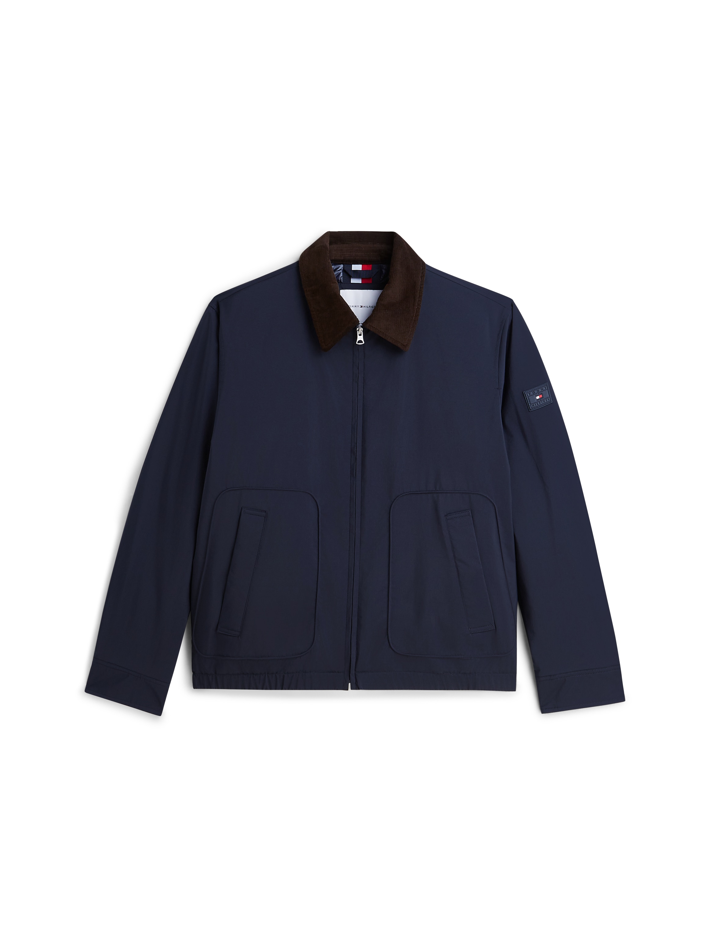 Tommy Hilfiger Blouson »SURPLUS PADDED IVY« mit elastischem Bund, kontrastfarbener Kragen