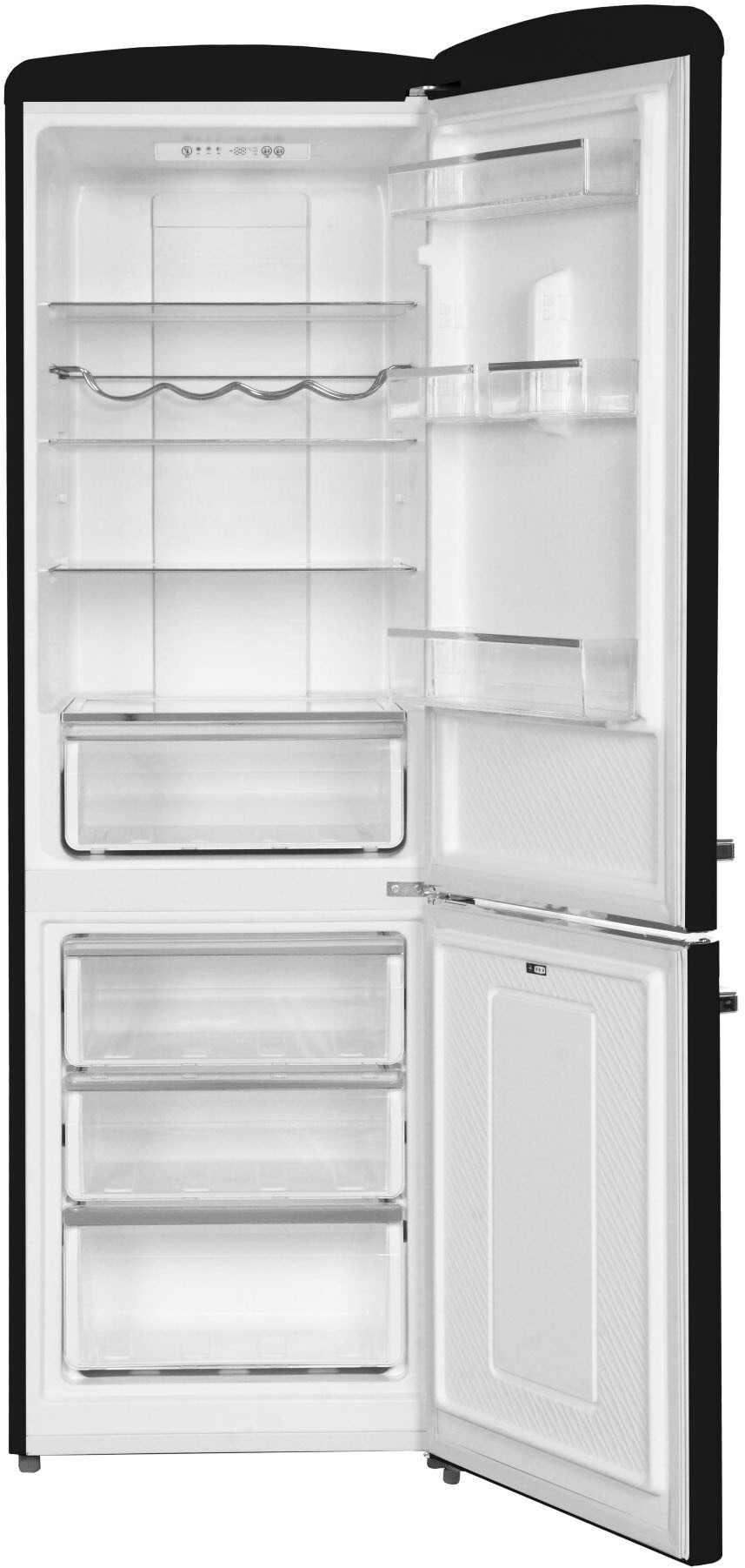 Amica Kühl-/Gefrierkombination Retro Kollektion »KGCR 387 109 S«, Superkühlfunktion