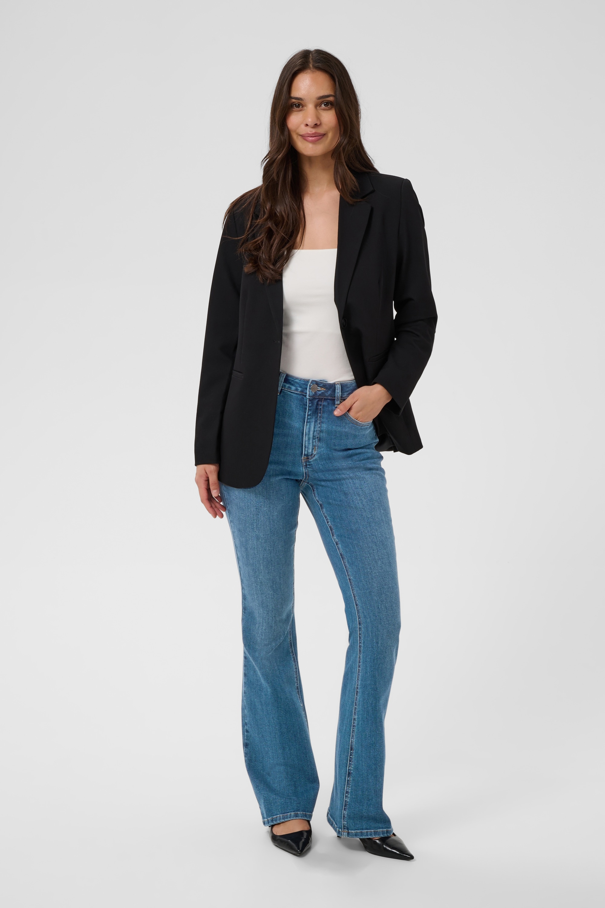 KAFFE Regular-fit-Jeans »Damen Jeans KAforest«