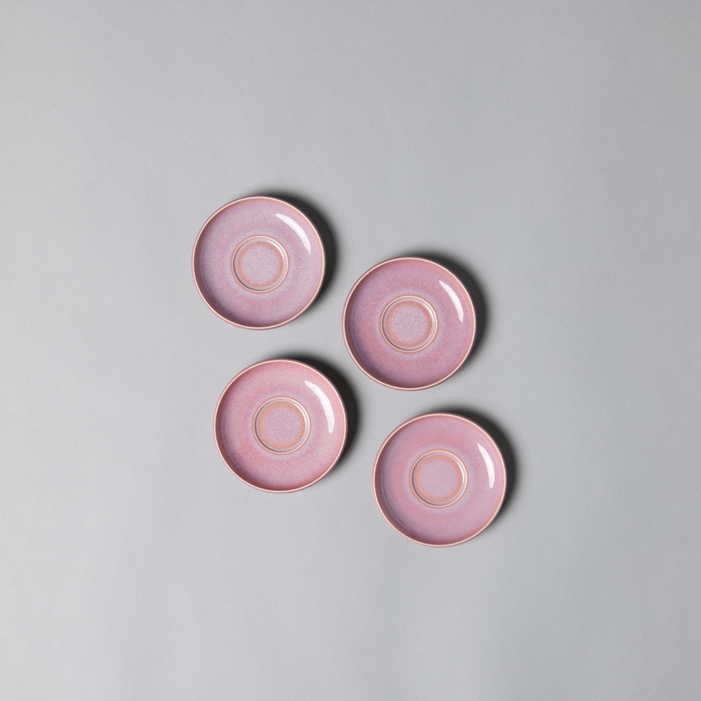 like. by Villeroy & Boch Untertasse »Espressountertassen Perlemor Coral ø 12 cm 6er Set rosa«