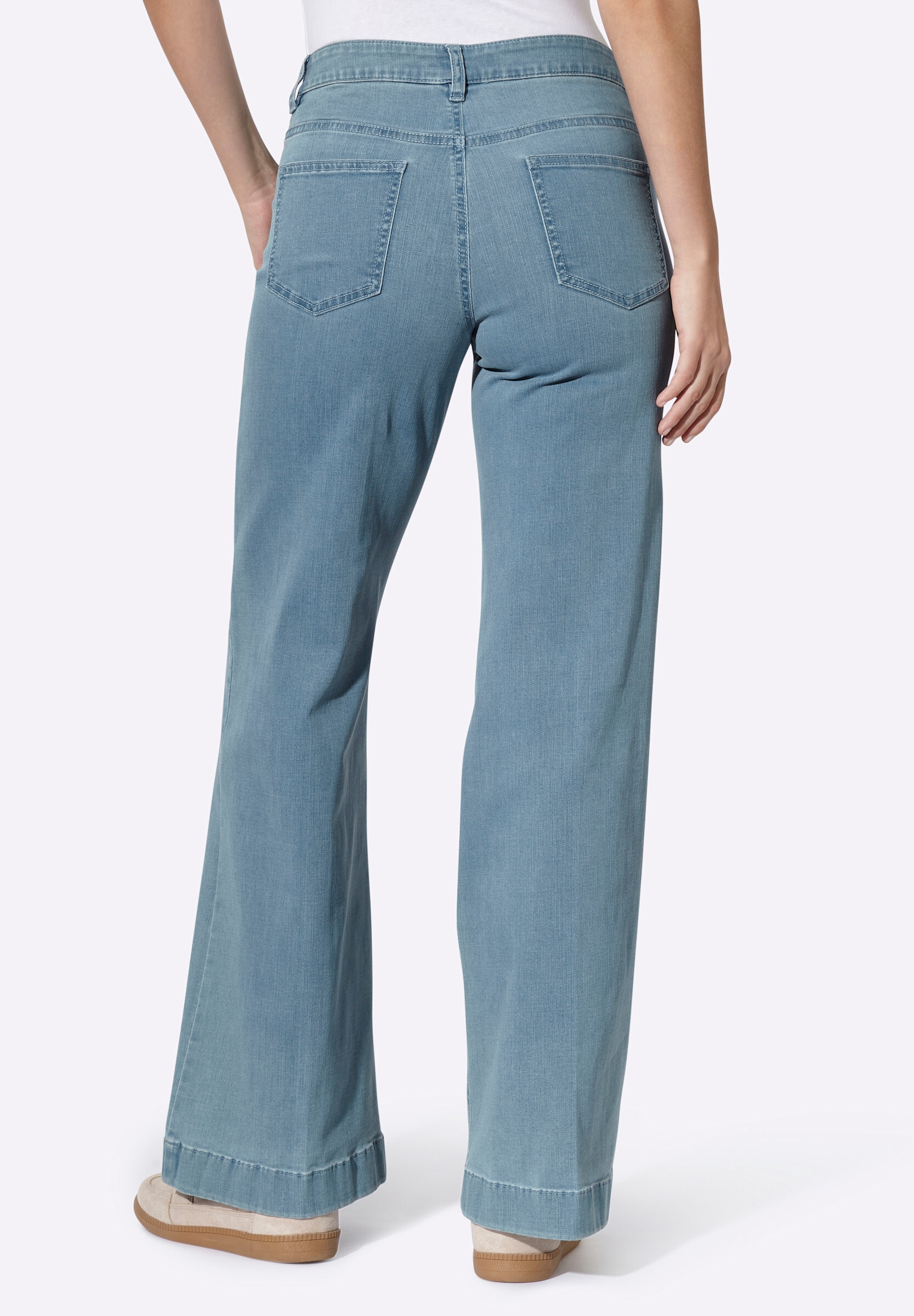 heine Bootcut-Jeans »Jeans Jeans mit Bügelfalten«