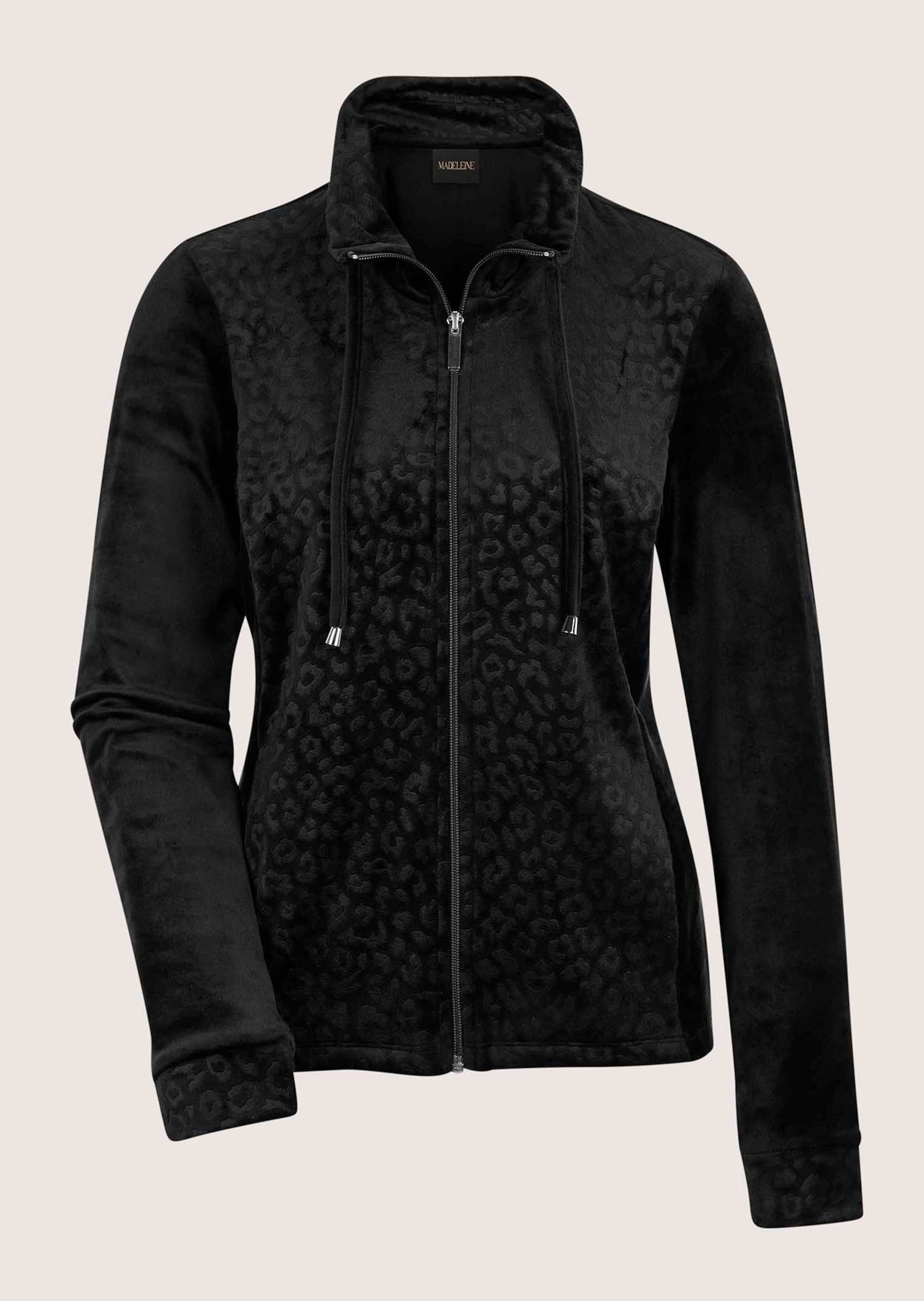 MADELEINE Kurzjacke »Sweatjacke Flauschige Nickijacke mit Reißverschluss«