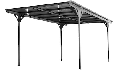 Einzelcarport »Flachdach«, Aluminium, 280 cm, Anthrazit