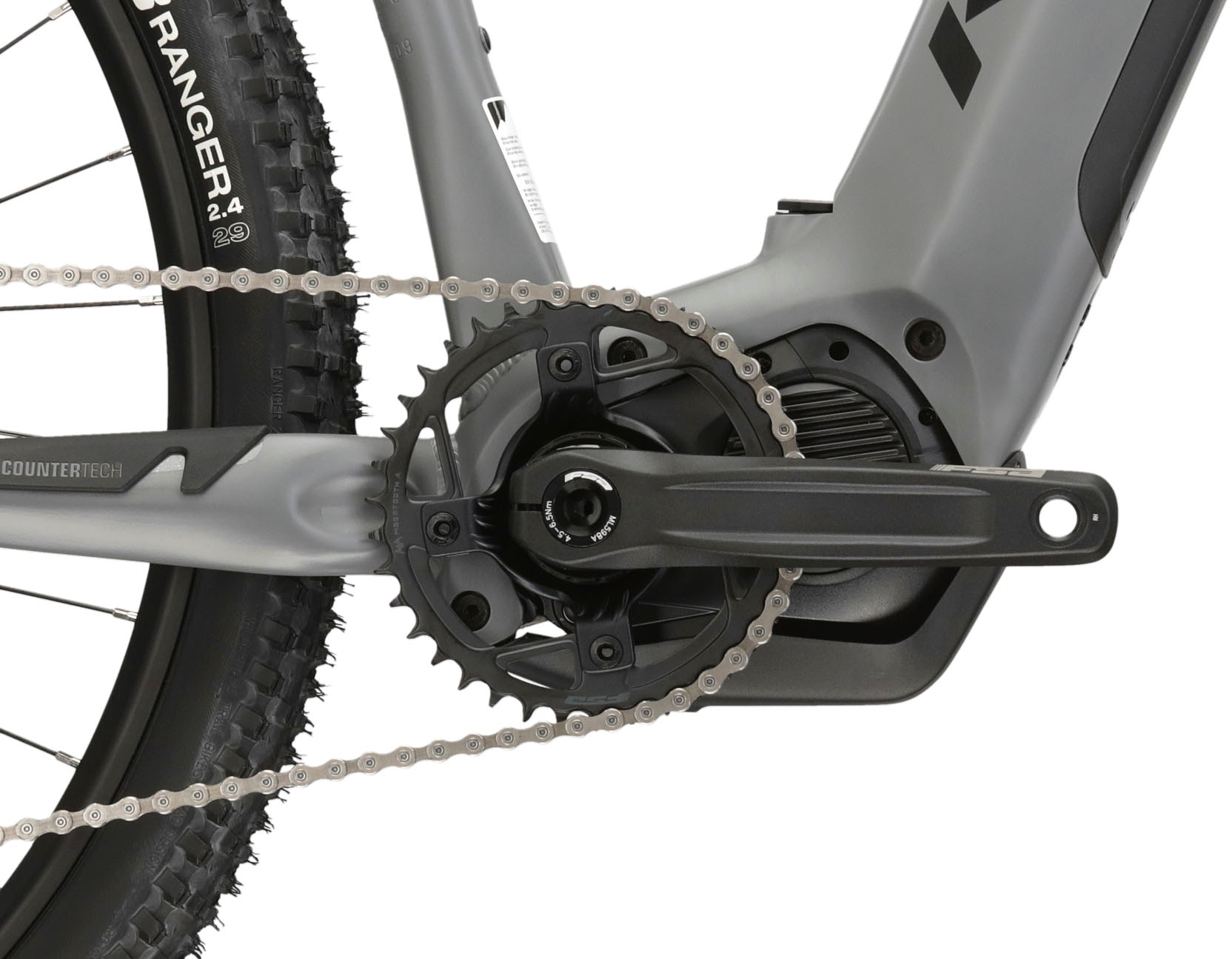Kross E-Bike »KROSS E-MTB Level Boost 1.0 29" grau«, 10 Gang, Shimano, DEORE M5120, Mittelmotor 250 W, Pedelec, Elektrofahrrad für Damen und Herren