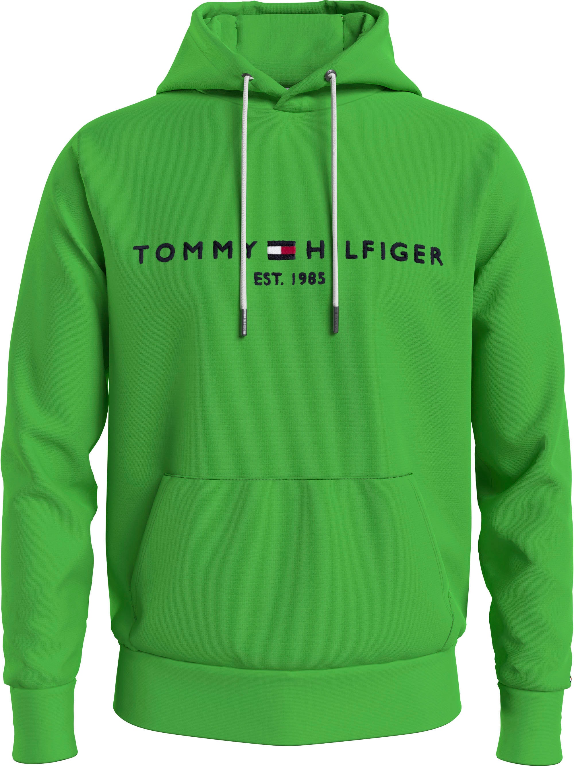 Tommy Hilfiger Kapuzensweatshirt HOODY«, LOGO Brust ♕ gesticktem »TOMMY mit bei der TH-Schriftzug auf