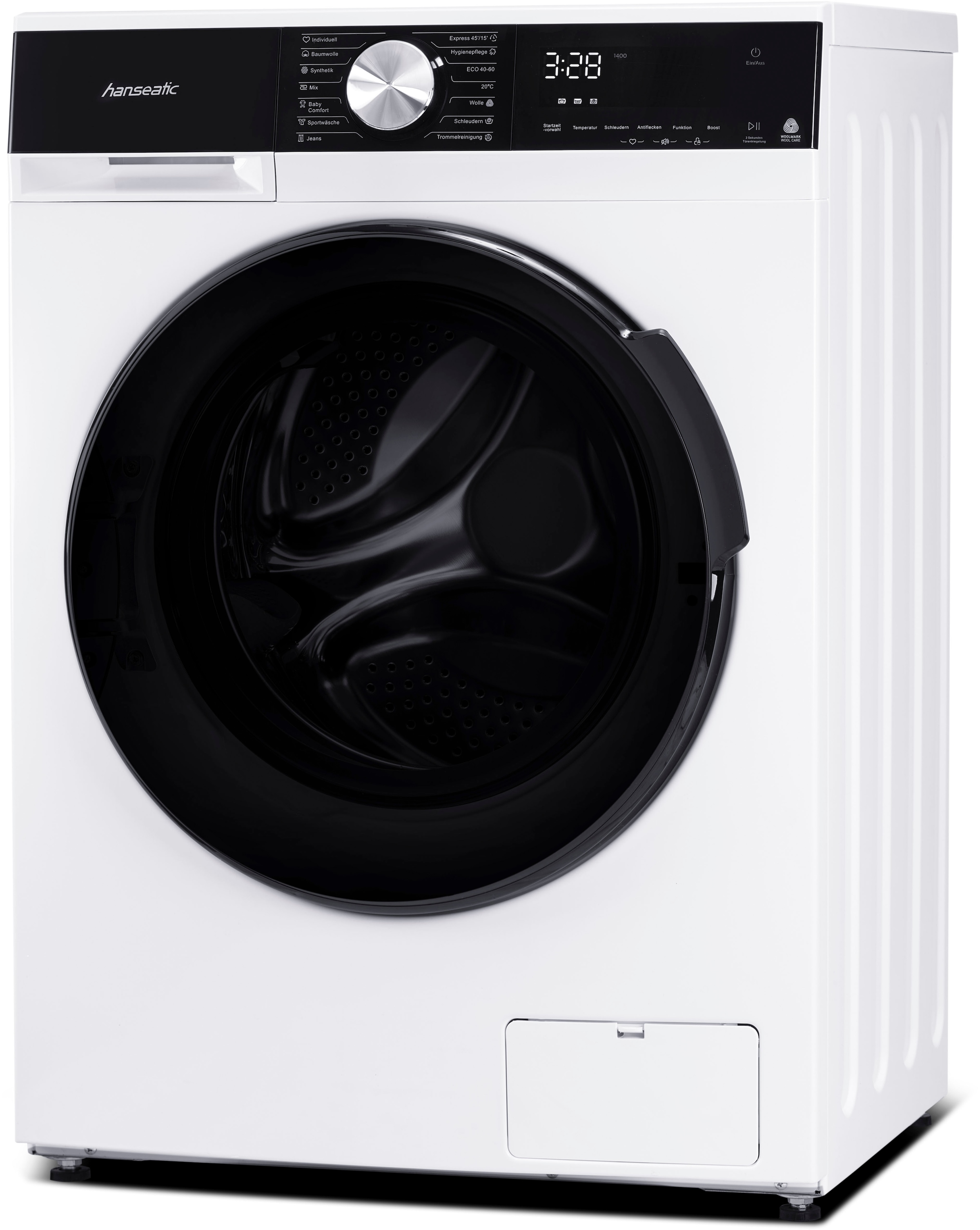 Hanseatic Waschmaschine »HWMM1814A2«, 8 kg, 1400 U/min, Schnellwaschprogramm