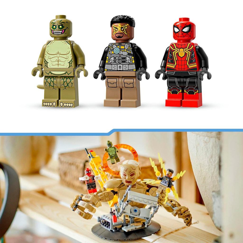 LEGO® Konstruktionsspielsteine »Spider-Man vs. Sandman: Showdown (76280), LEGO Super Heroes«, (347 St.)