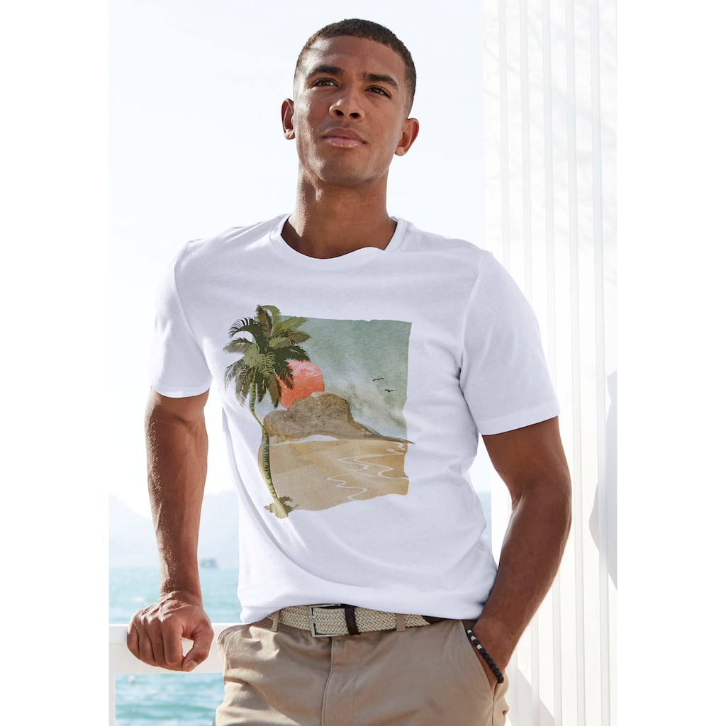 Beachtime T-Shirt, (Packung, 2 tlg.)