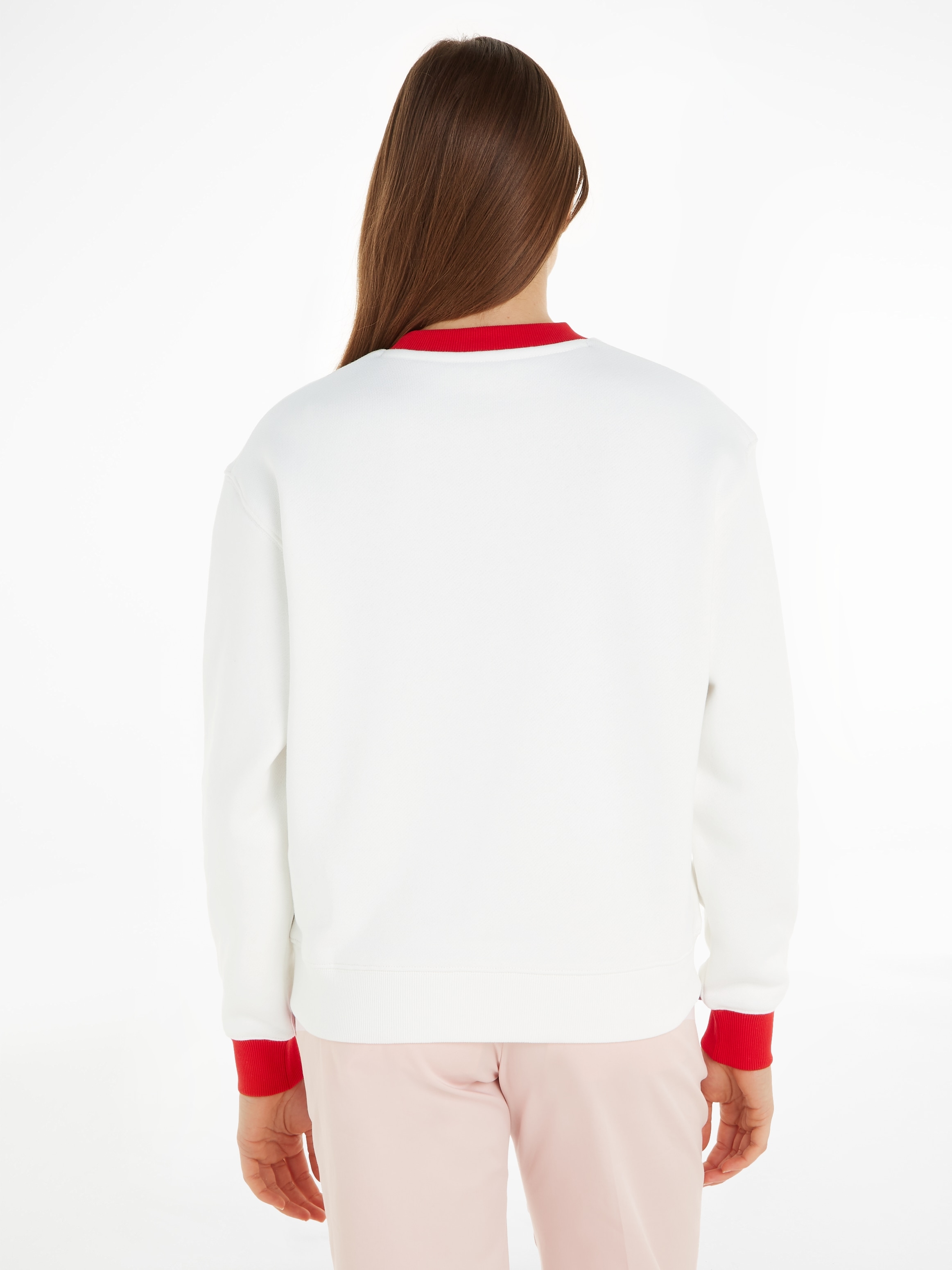 Tommy Hilfiger Sweatshirt »REG C-NK CREST 85 SWEATSHIRT«, mit Logostickerei