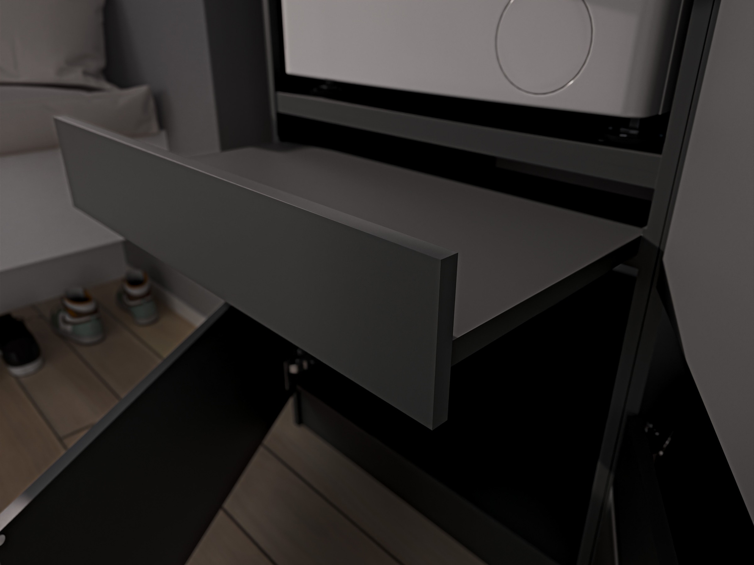BASIC by Balculina Mehrzweckschrank-Set »Washhome B/T/H 118x68x200 cm« 2 Stk. tlg.