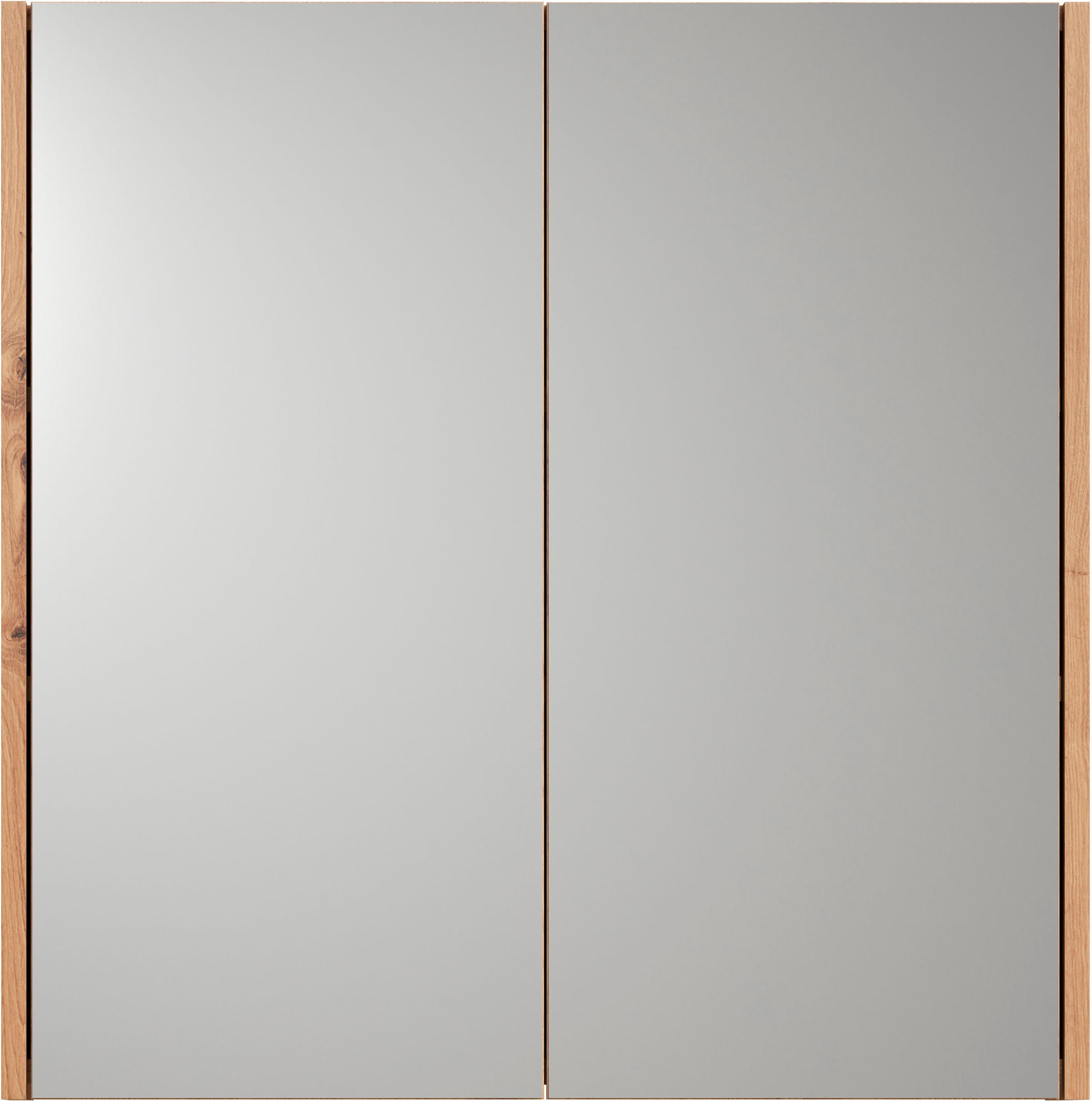 trendteam Spiegelschrank Holzoptik Jahren St.), | 2 3 2 Einlegeböden, XXL braune weiß cm, Türen, (1 kaufen 69 matt, / mit Garantie »Touch«, Breite online
