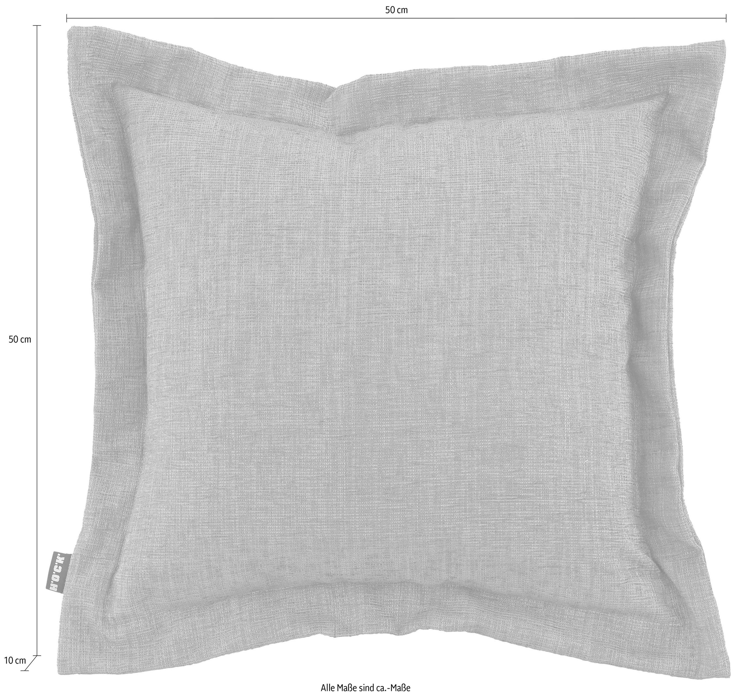 H.O.C.K. Dekokissen »Addicted«, im eleganten Design, Kissenhülle mit Füllung, 1 Stück